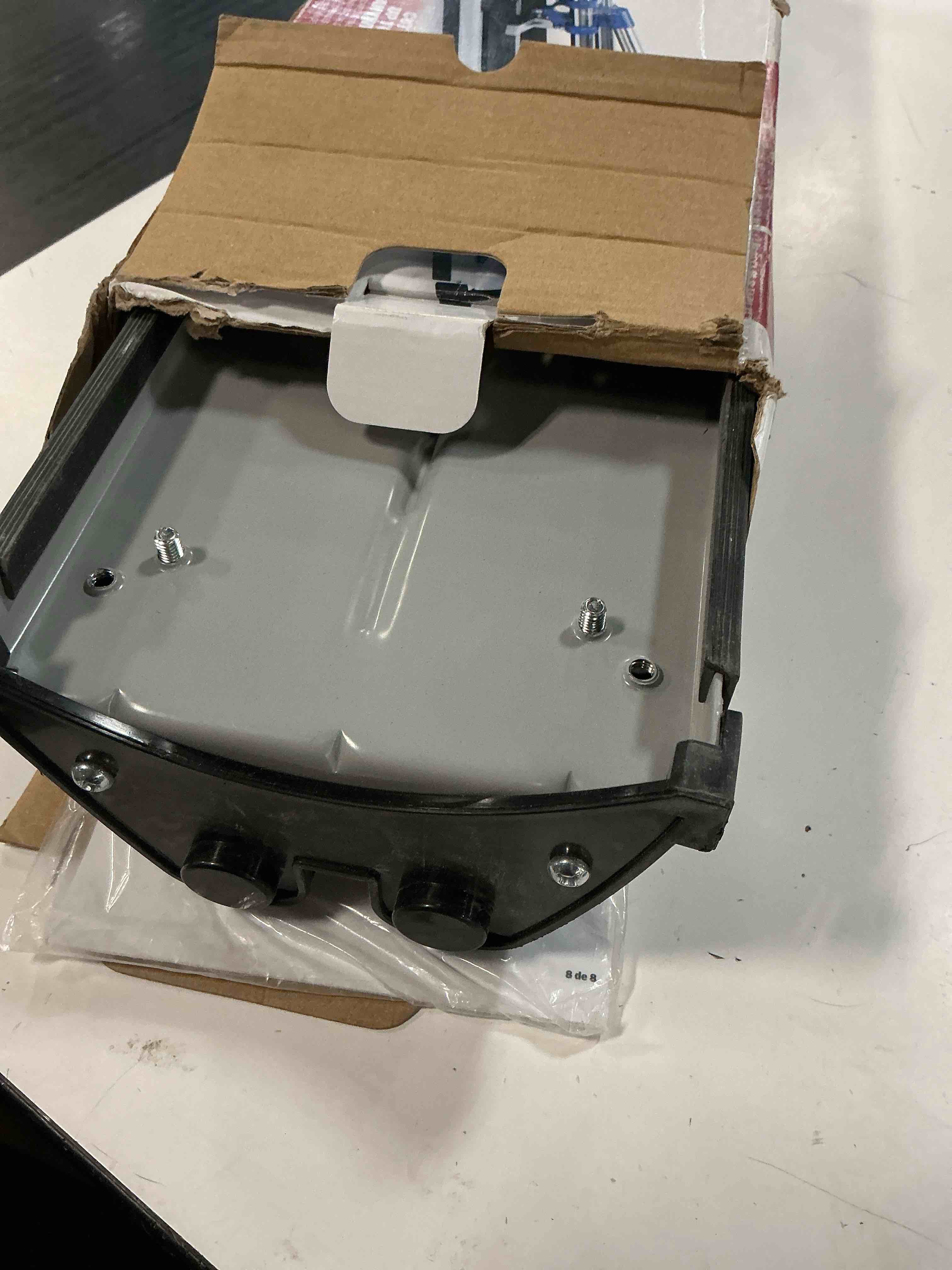 Condition photo showing As Is for barwalt 14-in ceramic tile cutter kit