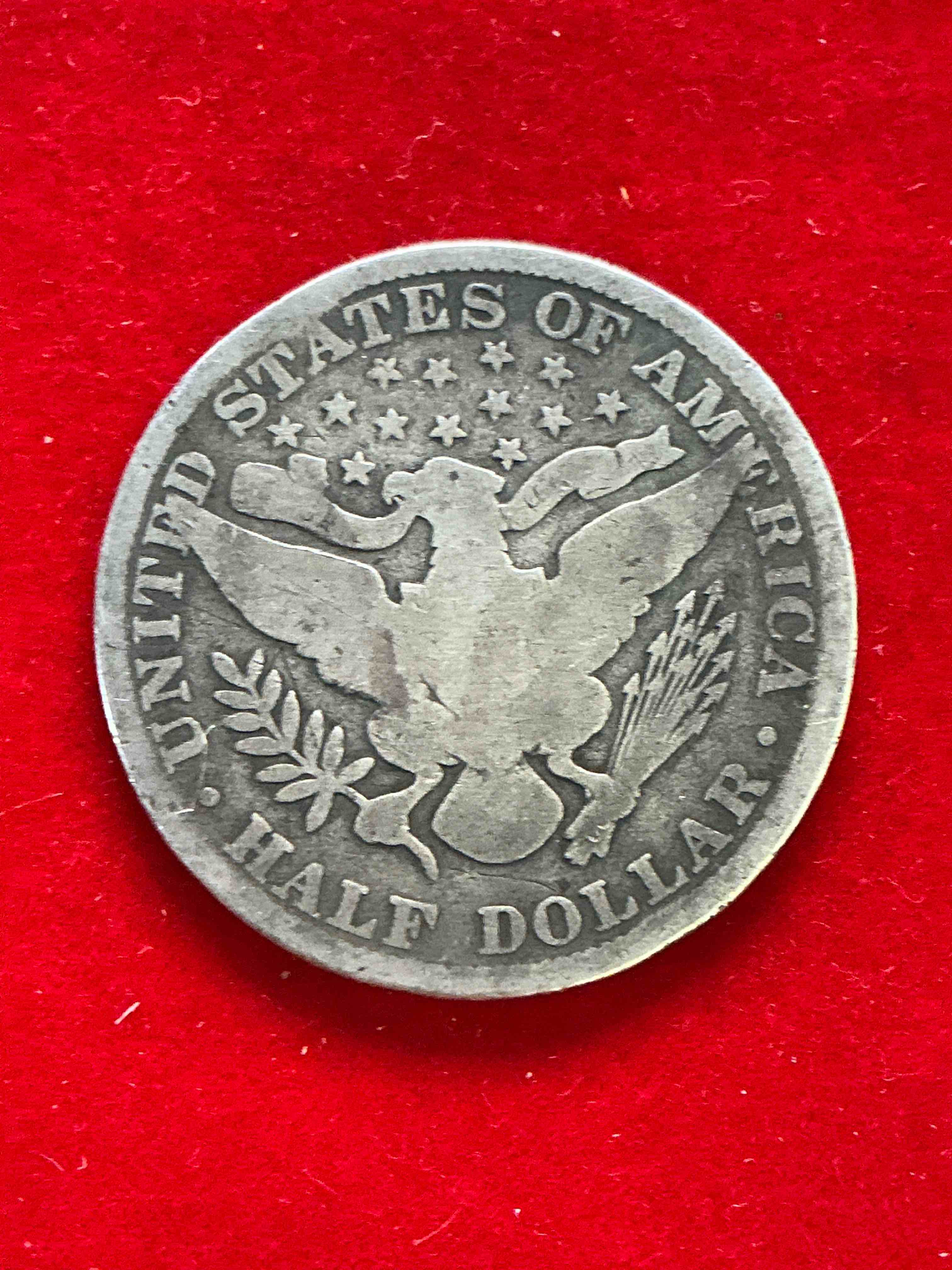 Condition photo showing Good Condition for rare us fine silver! barber half dollar, 90% silver! 1900 edition! nearly impossible to collect! rare & very coveted by collectors! own a piece of history great for coin collectors, think of the history these coins have seen! rare 90% silver barber half dollar!