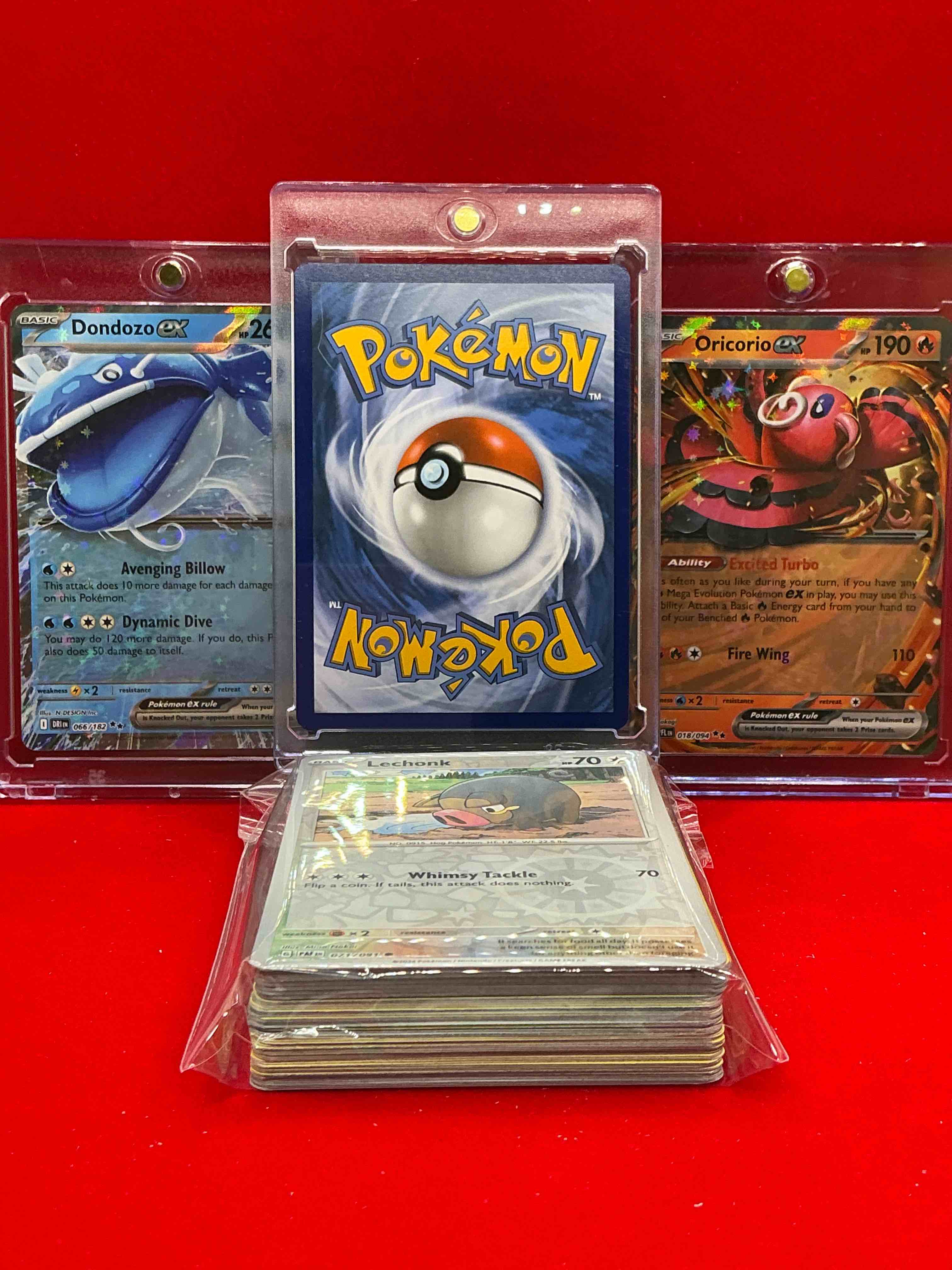 Condition photo showing New/Like New for charizard ex, oricorio ex & more! insane pokémon! along with 50 other pokémon heroes, holos, legends & commons- including holographic cards, stage 2 card, holos in many forms & more! also includes non holo common/ uncommon basic & first stage cards & maybe even trainers & energy too! perfect set for collectors & enthusiasts!