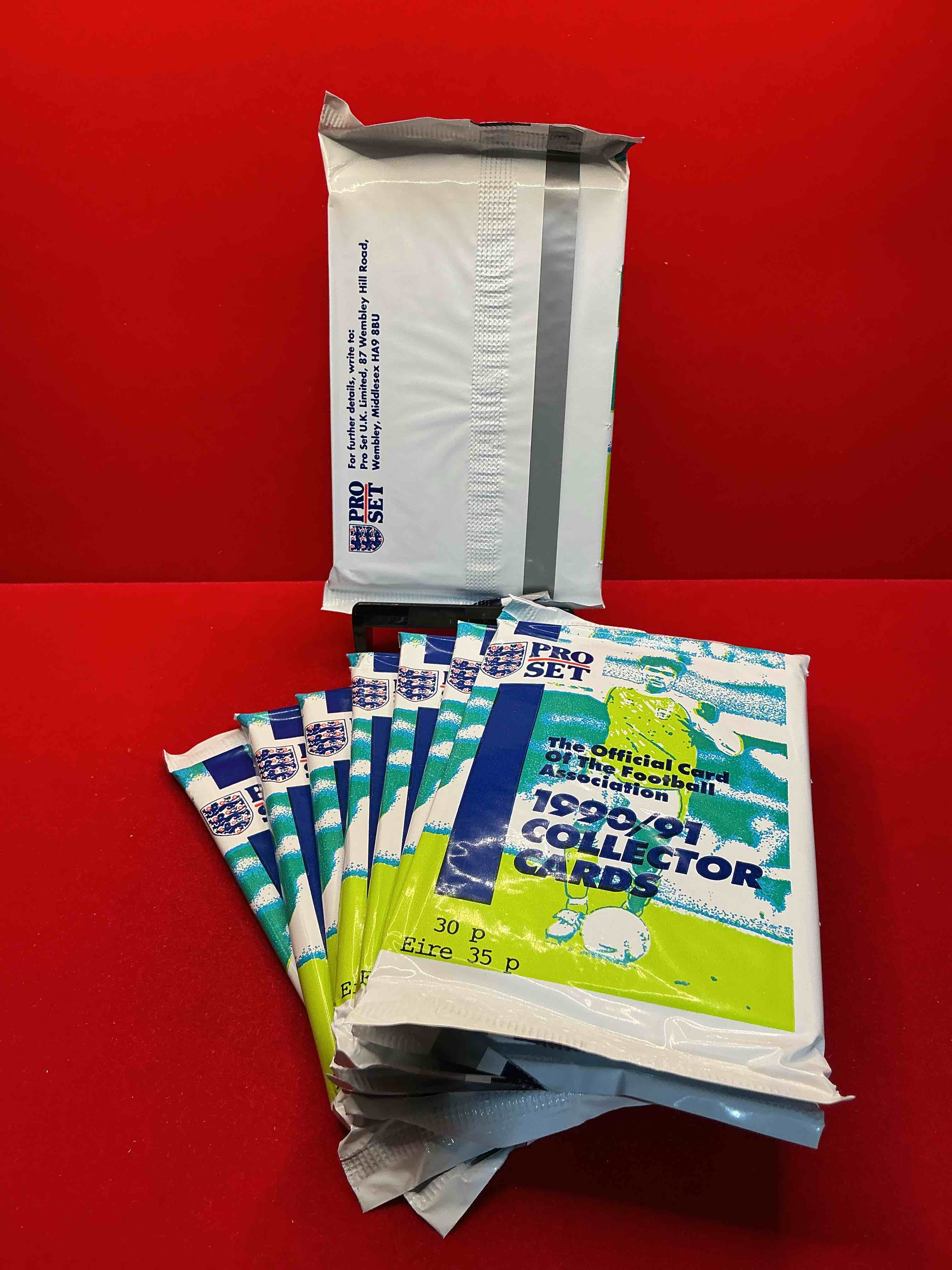 Condition photo showing New/Like New for 1990-91 major soccer league card packs! get in the soccer mood with these awesome packs- 12 cards in each one! celebrate the world cup coming to the usa with these pieces of history!