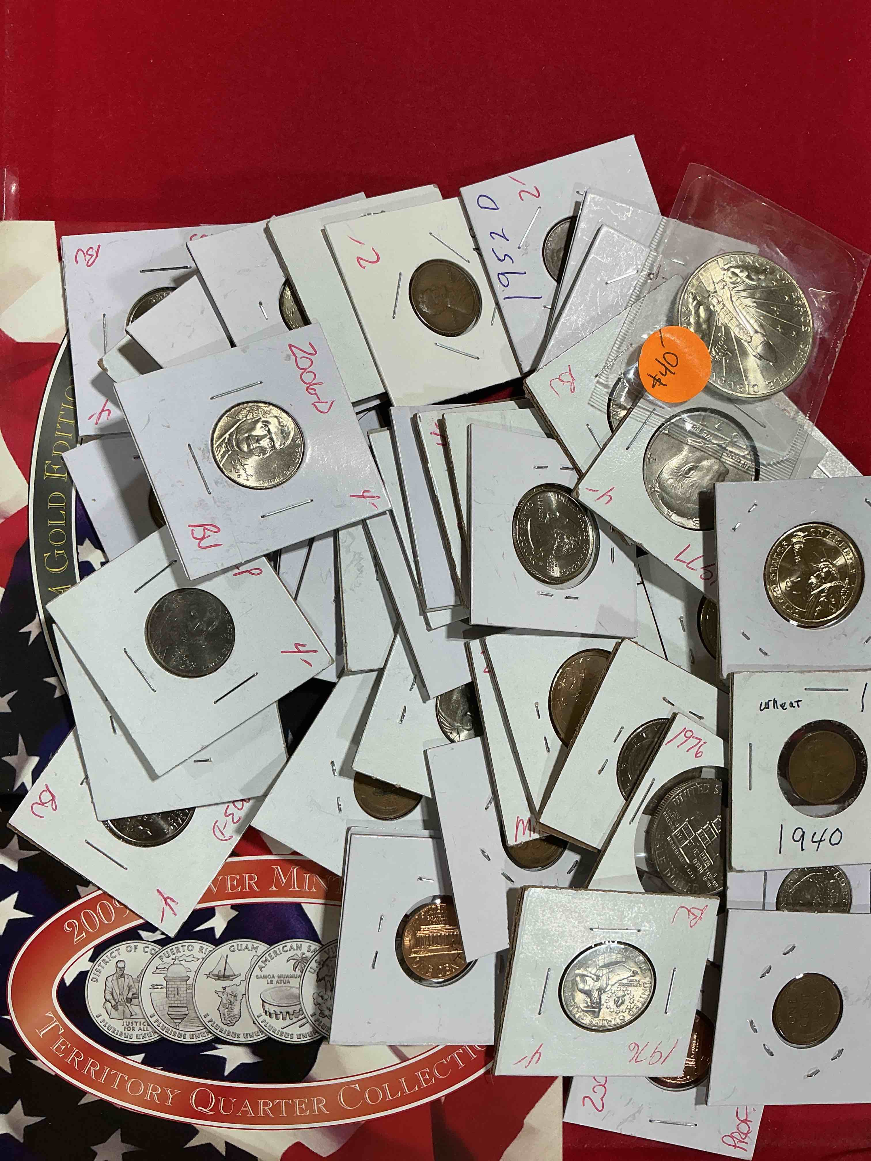 cool coin closeout! wow! awesome u.s. coins & more, antique, vintage & modern galore! many uncirculated! check out this incredible closeout collection of incredibly cool coins & rare items spanning decades! bid is per coin/item & all coins encased for protection! a true smorgasbord collector's dream! each collection is unique and includes items such as rare antique coins, rare date coins, coin sets, modern uncirculated coins, wooden tokens, cool medallions & more! disregard original price marks on pieces, this is a true auction closeout! an incredible opportunity for re-sellers & collectors!