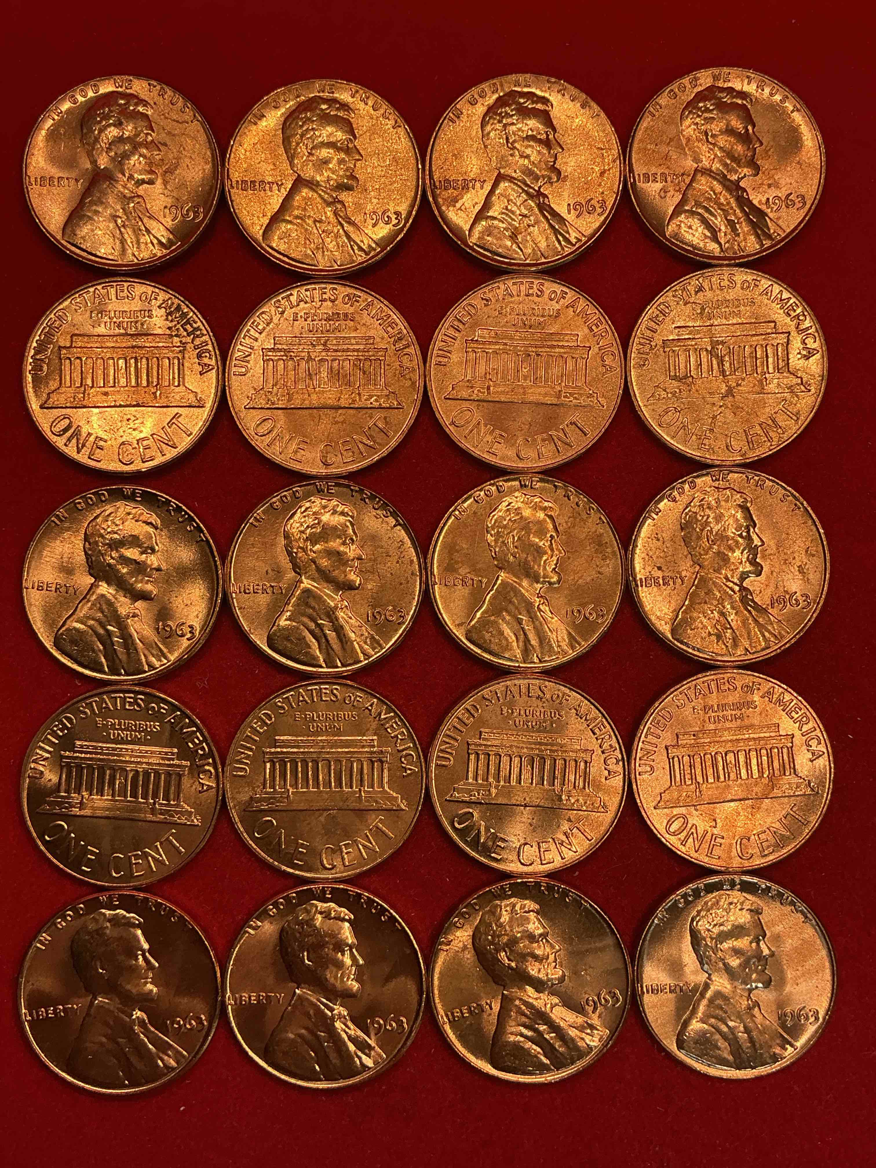 1963 "i have a dream" era brilliant uncirculated wheat pennies! these 1963 pennies are direct from the original treasury rolls & haven't seen the light of day since 1963! dr. martin luther king famously gave his "i have a dream" speech on aug 28, 1963. own pieces of this era with these incredible pieces of history!