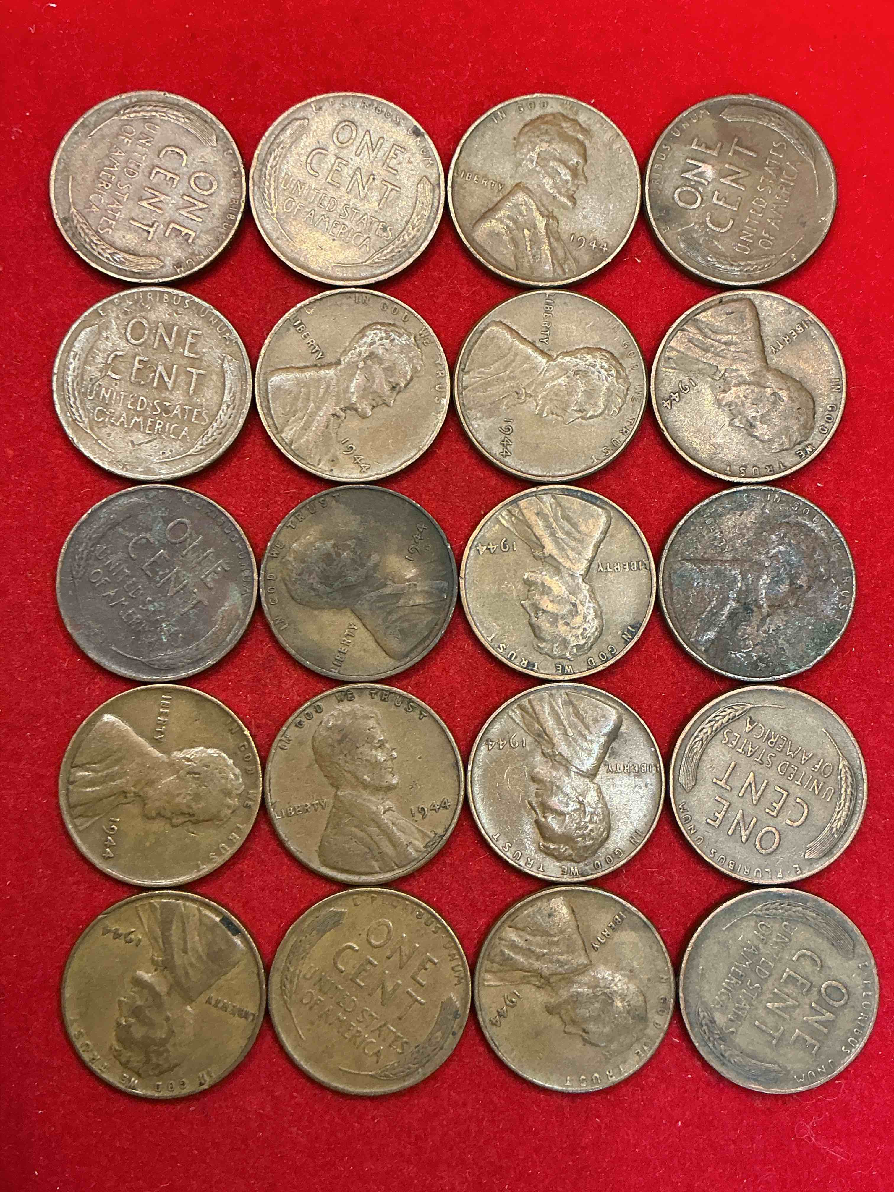 1944 Calling World War 2 Buffs! 1944 D-Day Era Wheat Pennies! D-Day Was June 6th, 1944 & Was One Of The Most Significant Battles Of WWII! Own Pieces Of This Era With These Genuine 1944 Wheat Pennies In Nice Condition!