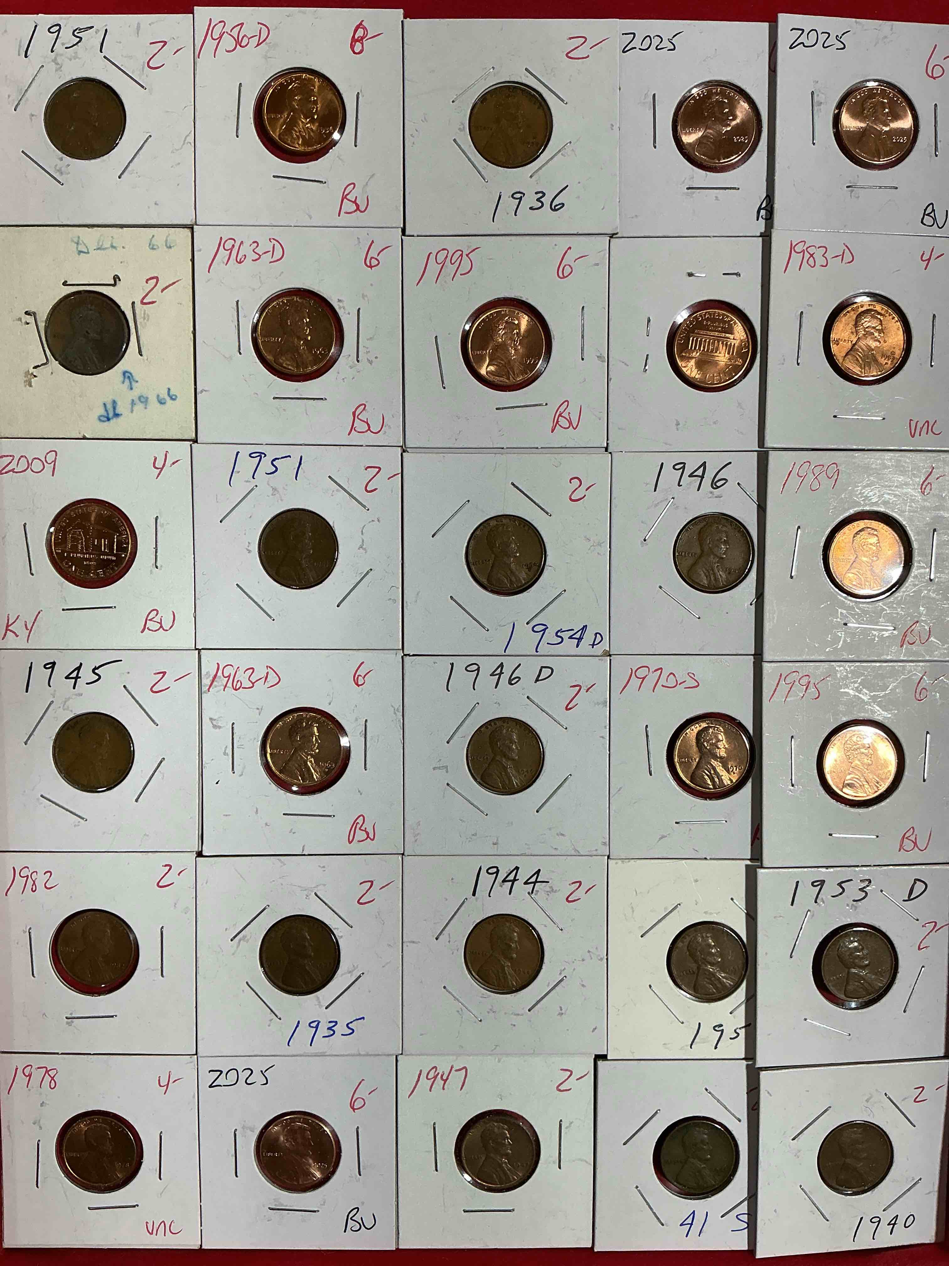 Condition photo showing Good Condition for penny palooza closeout! wow! awesome pennies, vintage, antique, brilliant uncirculated & more galore! u.s. treasury has stopped making pennies forever... get ther while you can! check out this incredible closeout collectic of incredibly cool pennies spanning decades! bid is per coin/ltem & all coins encased for protection! a true smorgasbord collector's dream! each penny collection is unique & includes a mix of rare dates, multiple mint marks, antique, vintage, modern, uncirculated & more! disregard original price marks on pieces, this is a true auction closeout! an incredible opportunity for re-sellers & collectors!