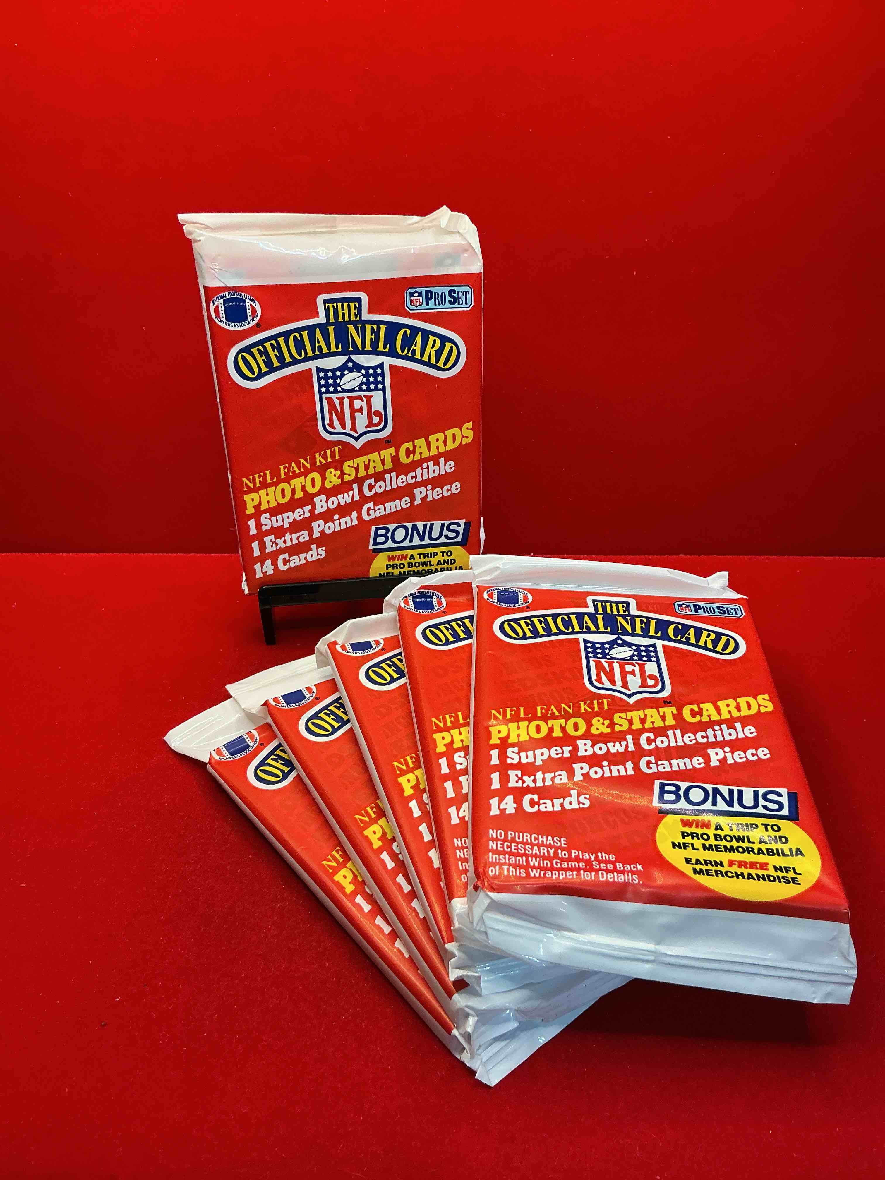 loaded! 1989 pro set football sealed card pack, direct from original retail case!highly sought after by collectors as this year is loaded with high profile rookies!search for rookie cards from barry sanders, deion sanders, troy aikman, michael irvin & much more! getting hard to find!
