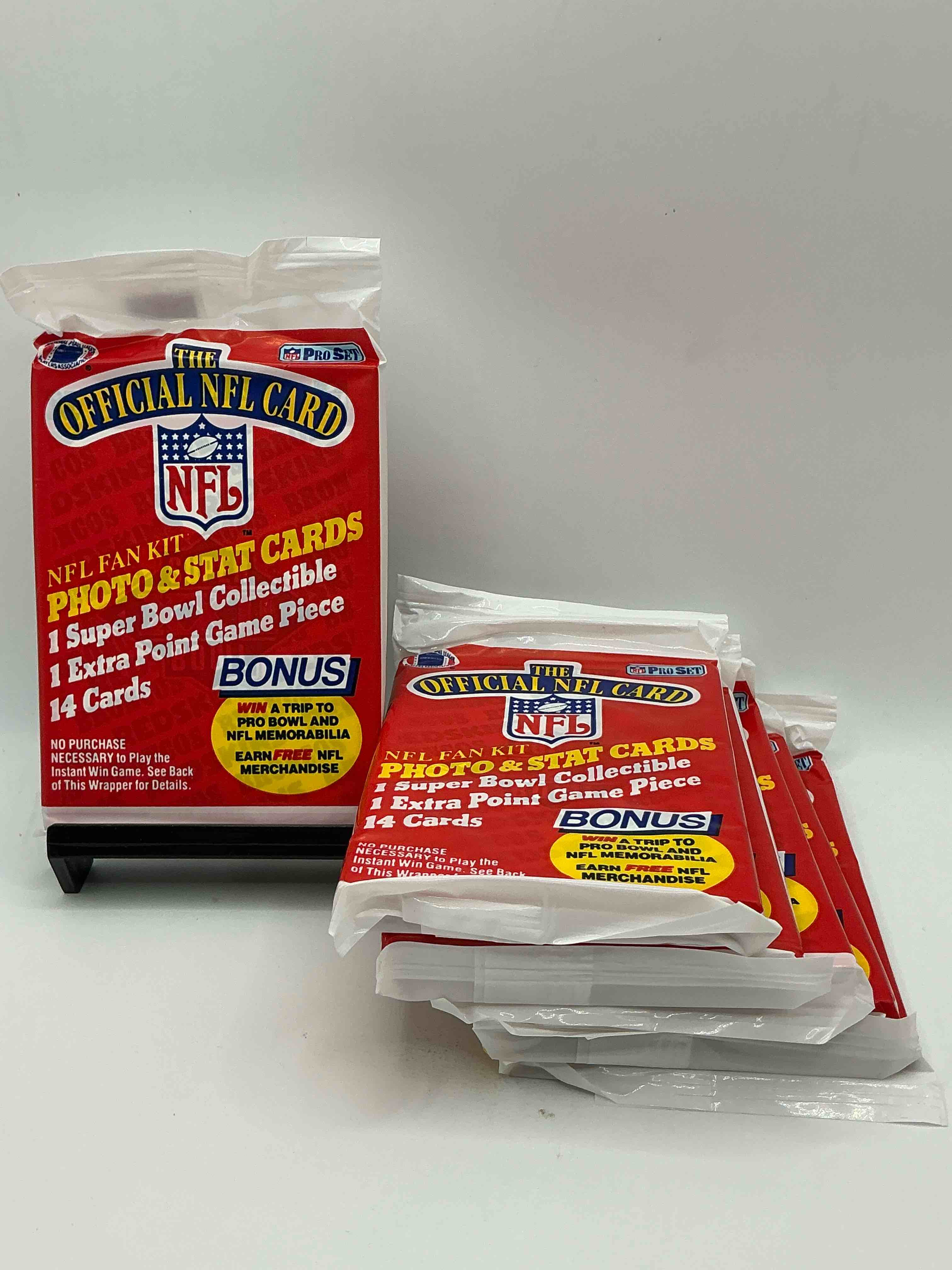 loaded! 1989 pro set football sealed card pack, direct from original retail case!highly sought after by collectors as this year is loaded with high profile rookies!search for rookie cards from barry sanders, deion sanders, troy aikman, michael irvin & much more! getting hard to find!
