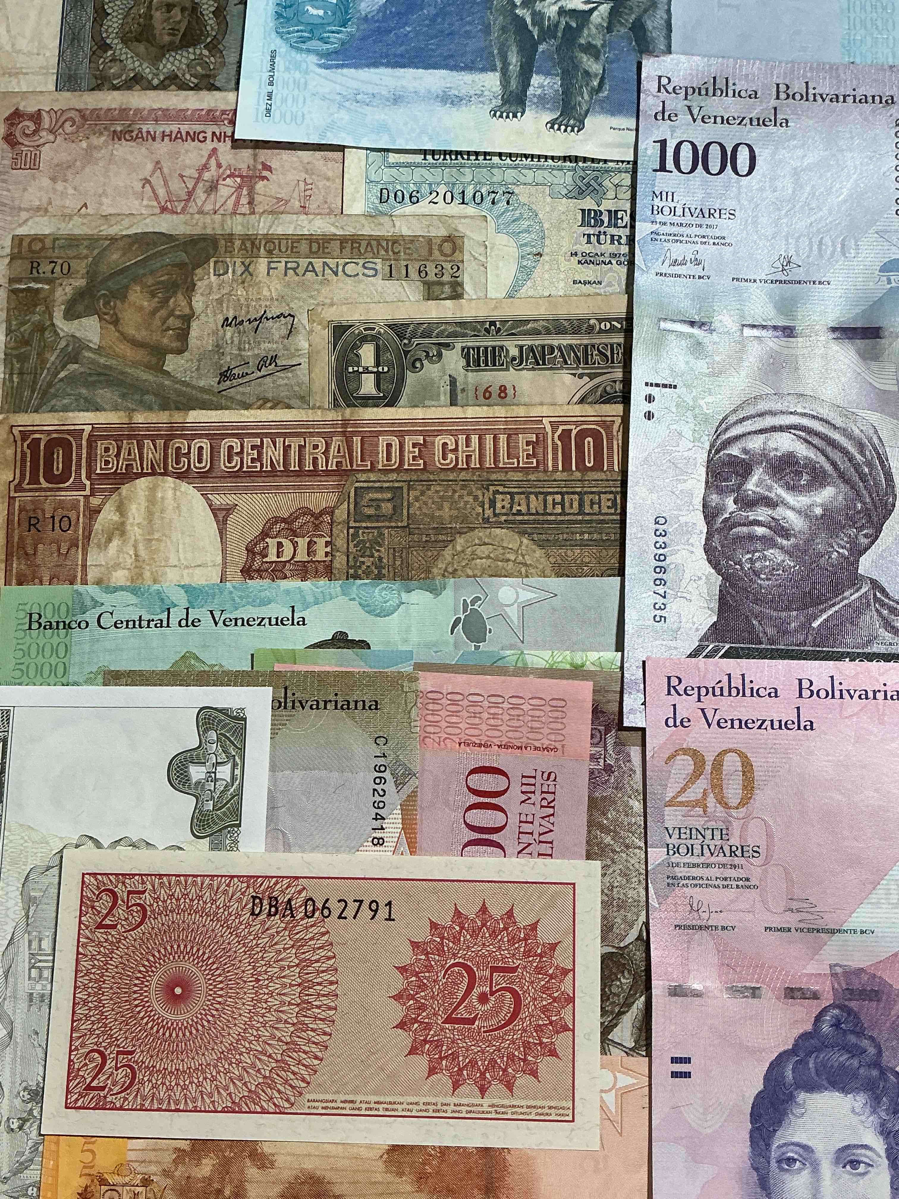 modern & antique paper money! vintage & antique! paper money from across the world- all different shapes & sizes from all kinds of crazy places! own currency from the corners of the world! wow!