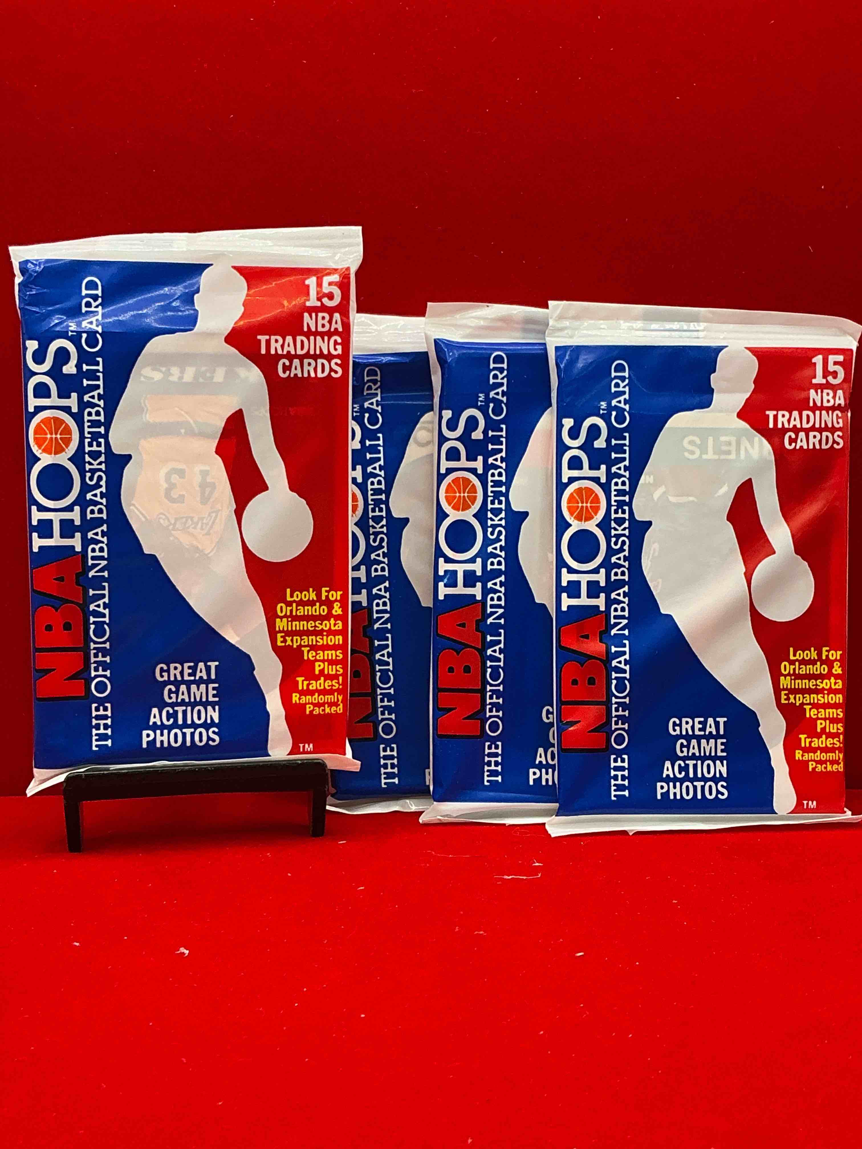 1989 wow valuable michael jordan?! getting very rare! 1989/90 nba hoops sealed pack, direct from original retail case! search for valuable michael jordan #200 (psa 10 value approx $200) & david robinson's only true rookie card #138 (psa 10 value $300) this year also has many other iconic cards from magic johnson, larry bird & too many others to list 1989 nba hoops has exploded in the collector market as it's the first year of nba hoops production, & only one of two sets produced in 1989 don't miss out, getting very rare!