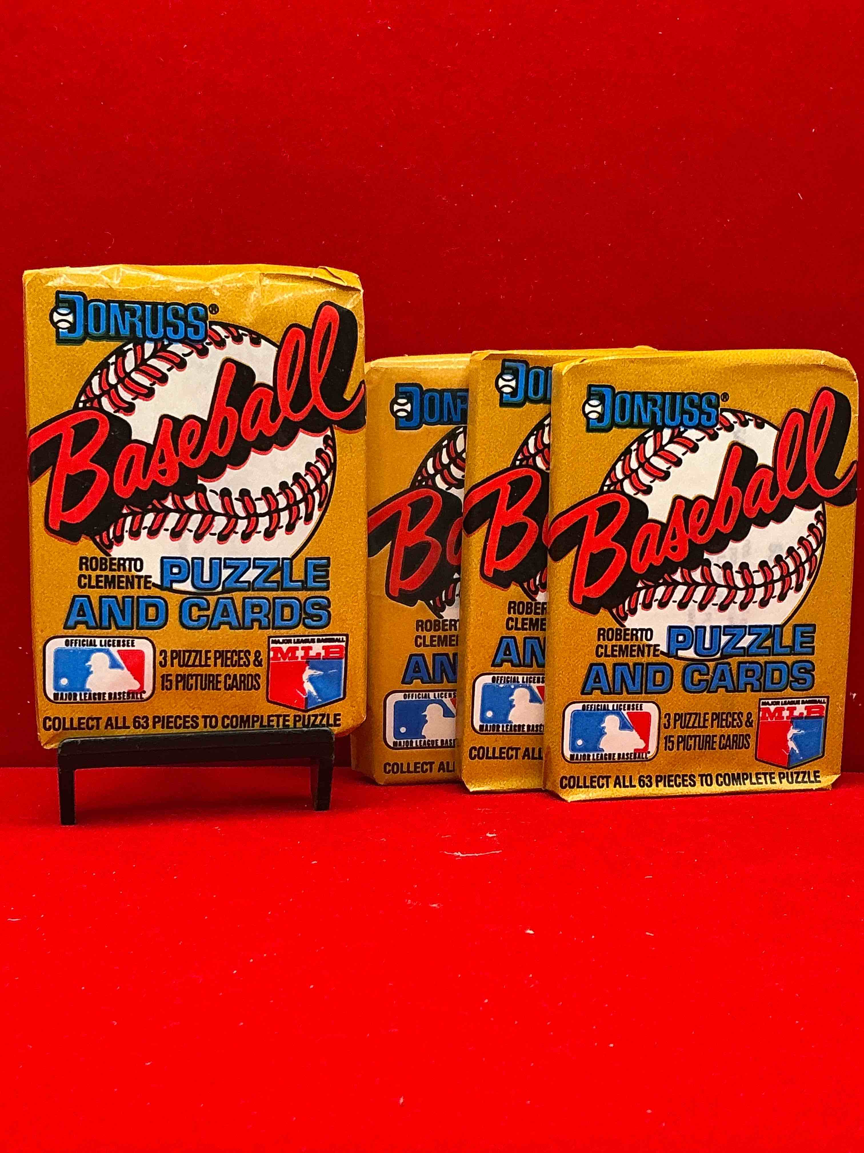 absolutely fully loaded! 1987 donruss baseball unopened collectible sports trading card wax pack, direct from original retail case. this year is loaded with rookies! search for rookies from greg maddox (psa 10 value $200+), barry bonds (psa 10 value $150+), bo jackson (psa 10 value $175+), mark mcgwire rated rookie & more! these packs are drying up & getting very hard to find!