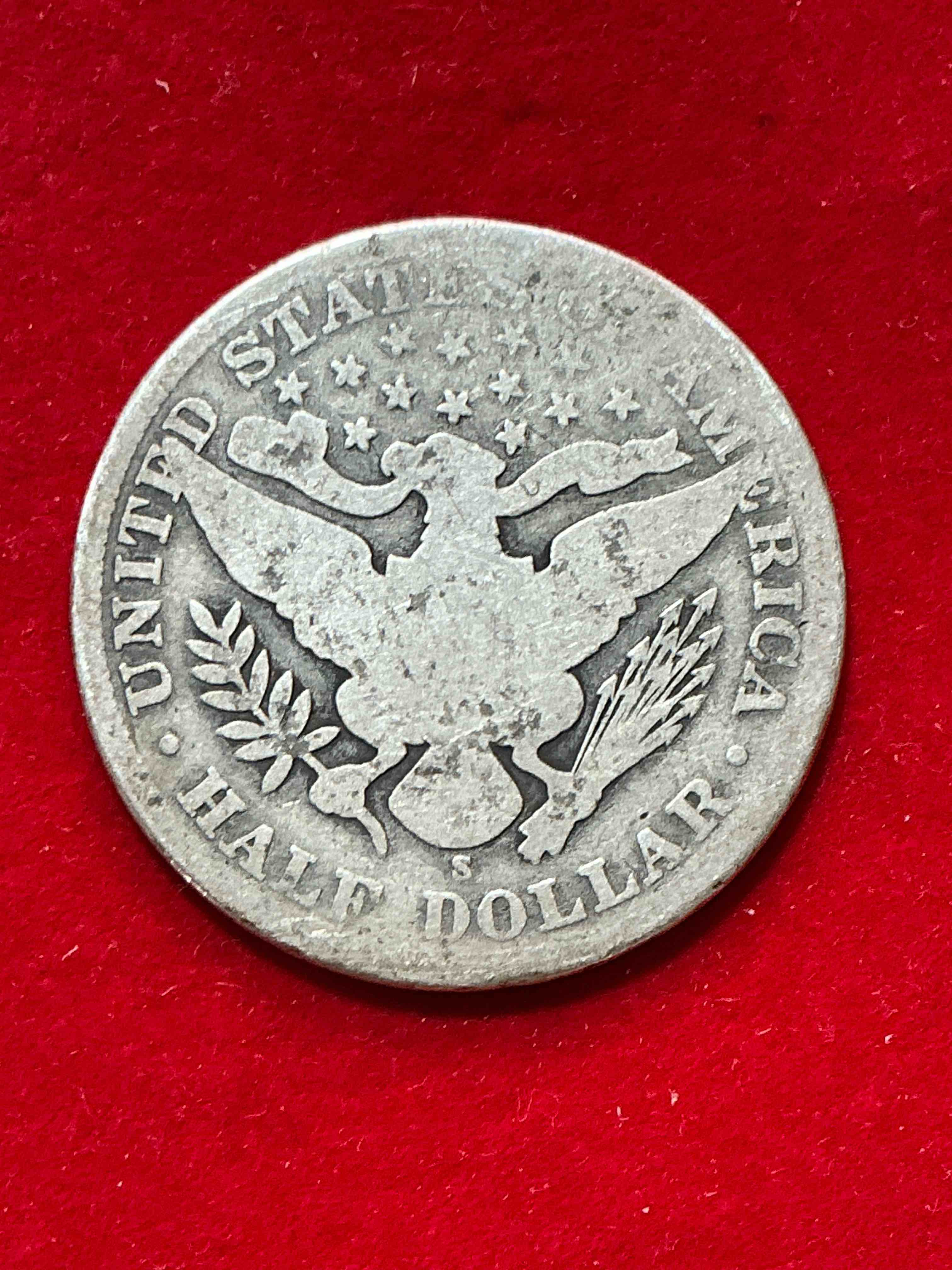Condition photo showing Good Condition for rare us fine silver! barber half dollar, 90% silver! 1907 edition! nearly impossible to collect! rare & very coveted by collectors! own a piece of history great for coin collectors, think of the history these coins have seen! rare 90% silver barber half dollar!