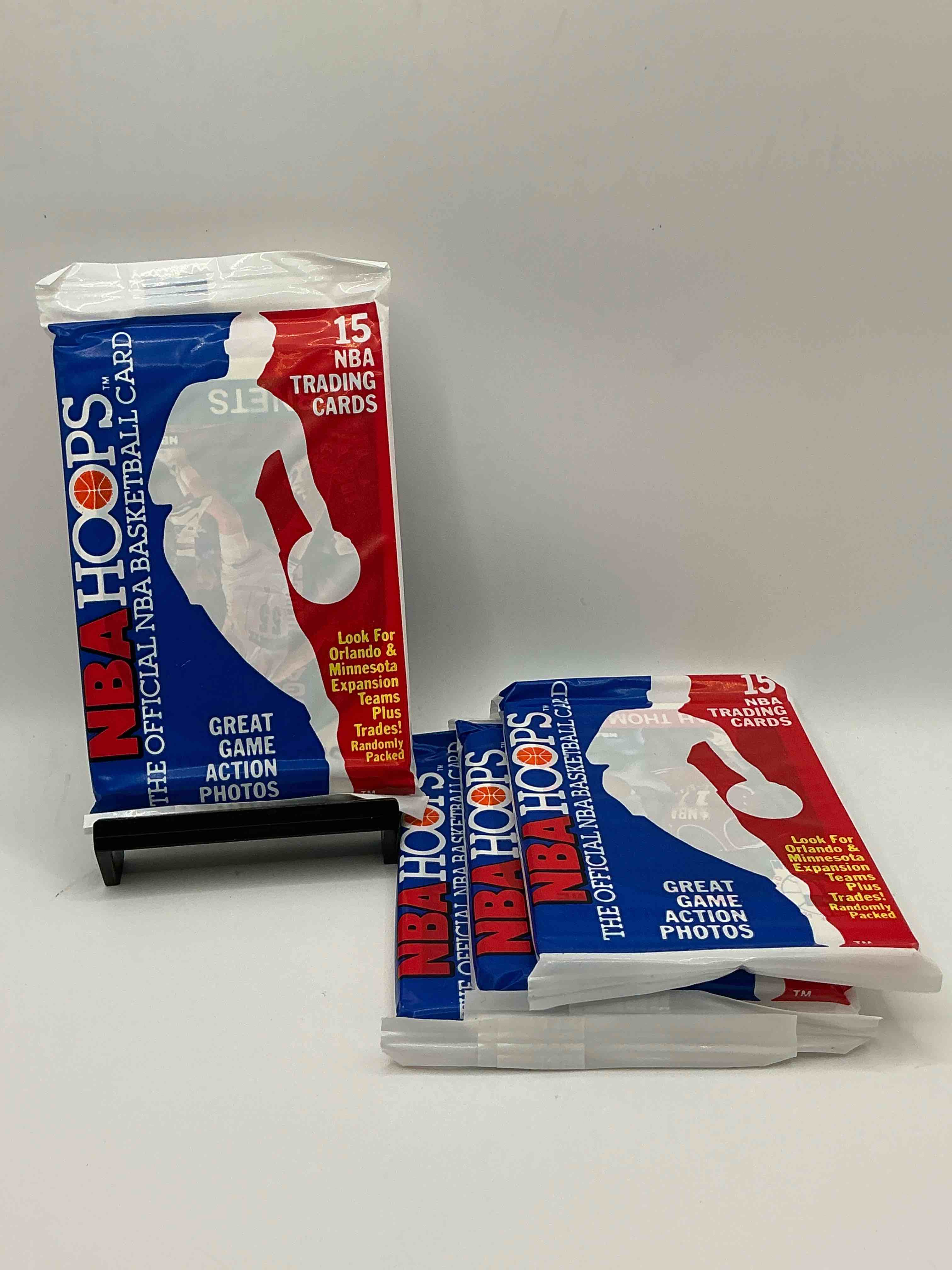 1989 wow valuable michael jordan?! getting very rare! 1989/90 nba hoops sealed pack, direct from original retail case! search for valuable michael jordan #200 (psa 10 value approx $200) & david robinson's only true rookie card #138 (psa 10 value $300) this year also has many other iconic cards from magic johnson, larry bird & too many others to list 1989 nba hoops has exploded in the collector market as it's the first year of nba hoops production, & only one of two sets produced in 1989 don't miss out, getting very rare!
