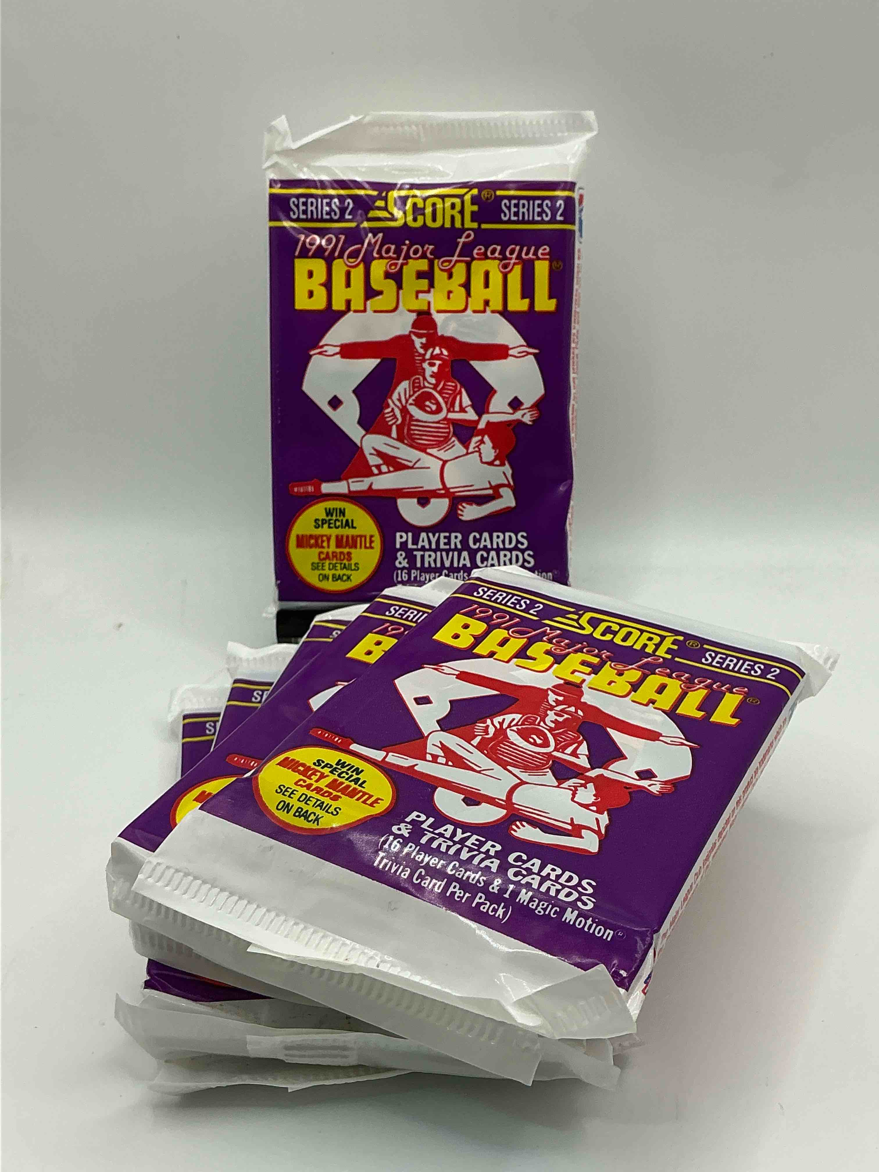 signed mickey mantle? 1991 score baseball unopened packs! 2,493 signed mickey mantle cards from this year out there, fetching big money if pulled! insanely cool & valuable pocks with stars & rookies!