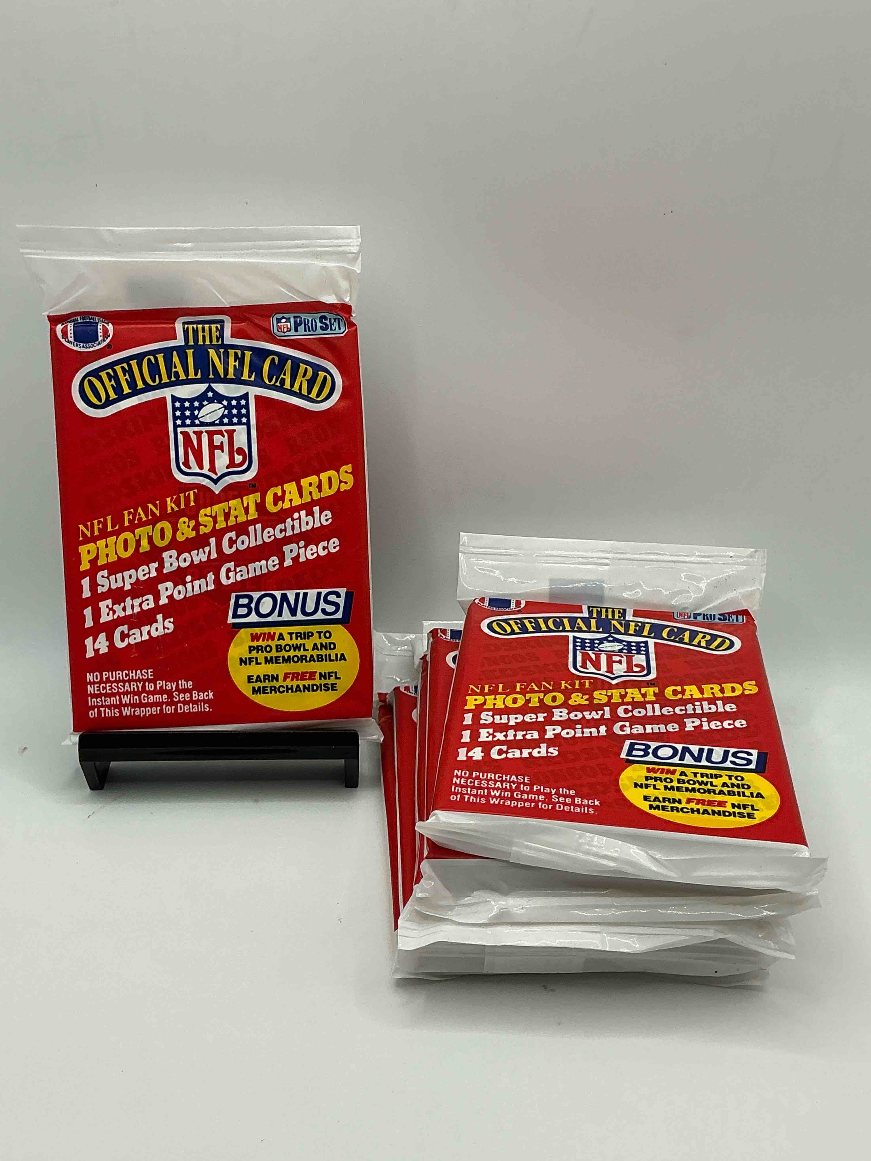loaded! 1989 pro set football sealed card pack, direct from original retail case!highly sought after by collectors as this year is loaded with high profile rookies!search for rookie cards from barry sanders, deion sanders, troy aikman, michael irvin & much more! getting hard to find!