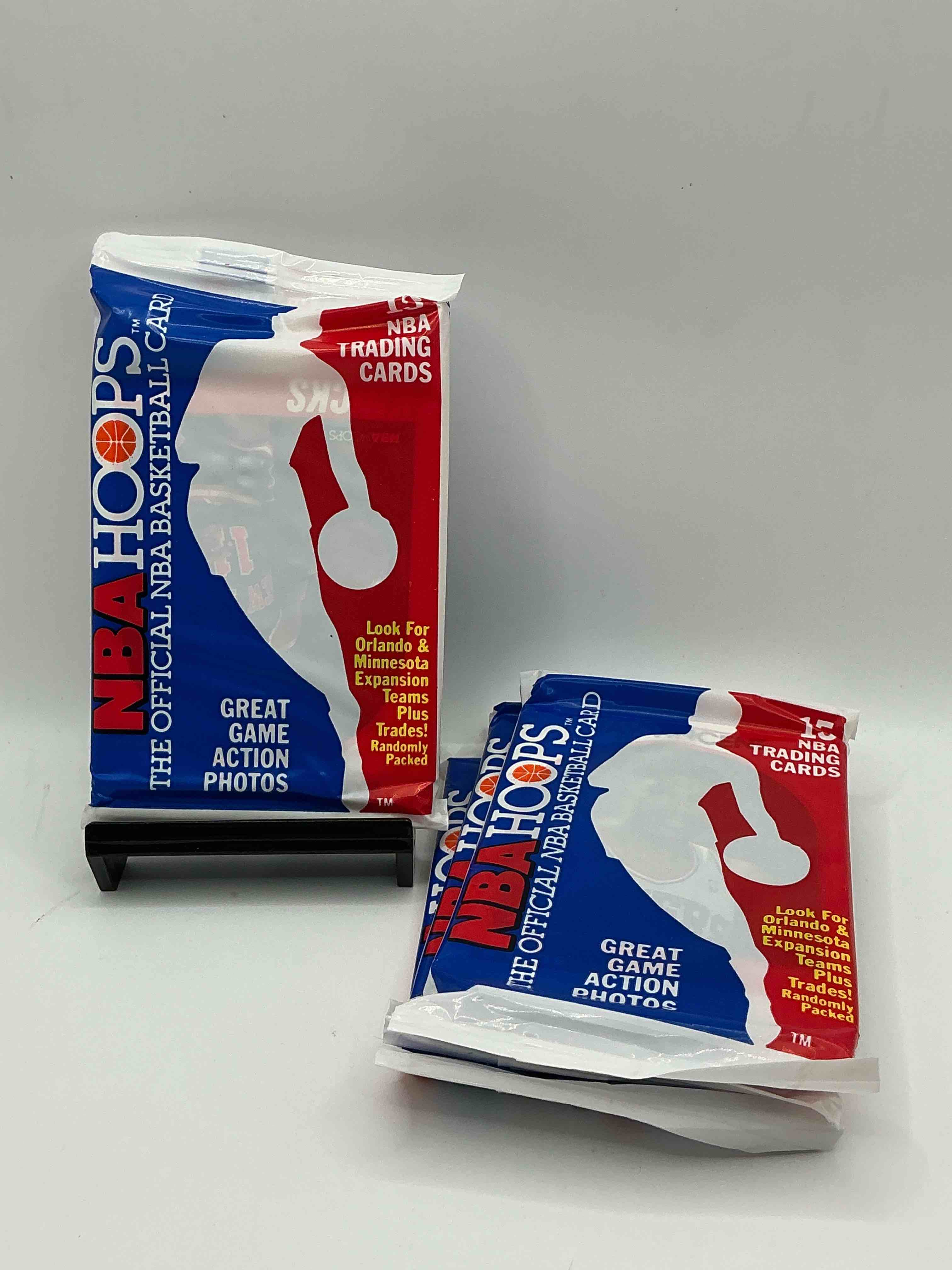 1989 wow valuable michael jordan?! getting very rare! 1989/90 nba hoops sealed pack, direct from original retail case! search for valuable michael jordan #200 (psa 10 value approx $200) & david robinson's only true rookie card #138 (psa 10 value $300) this year also has many other iconic cards from magic johnson, larry bird & too many others to list 1989 nba hoops has exploded in the collector market as it's the first year of nba hoops production, & only one of two sets produced in 1989 don't miss out, getting very rare!