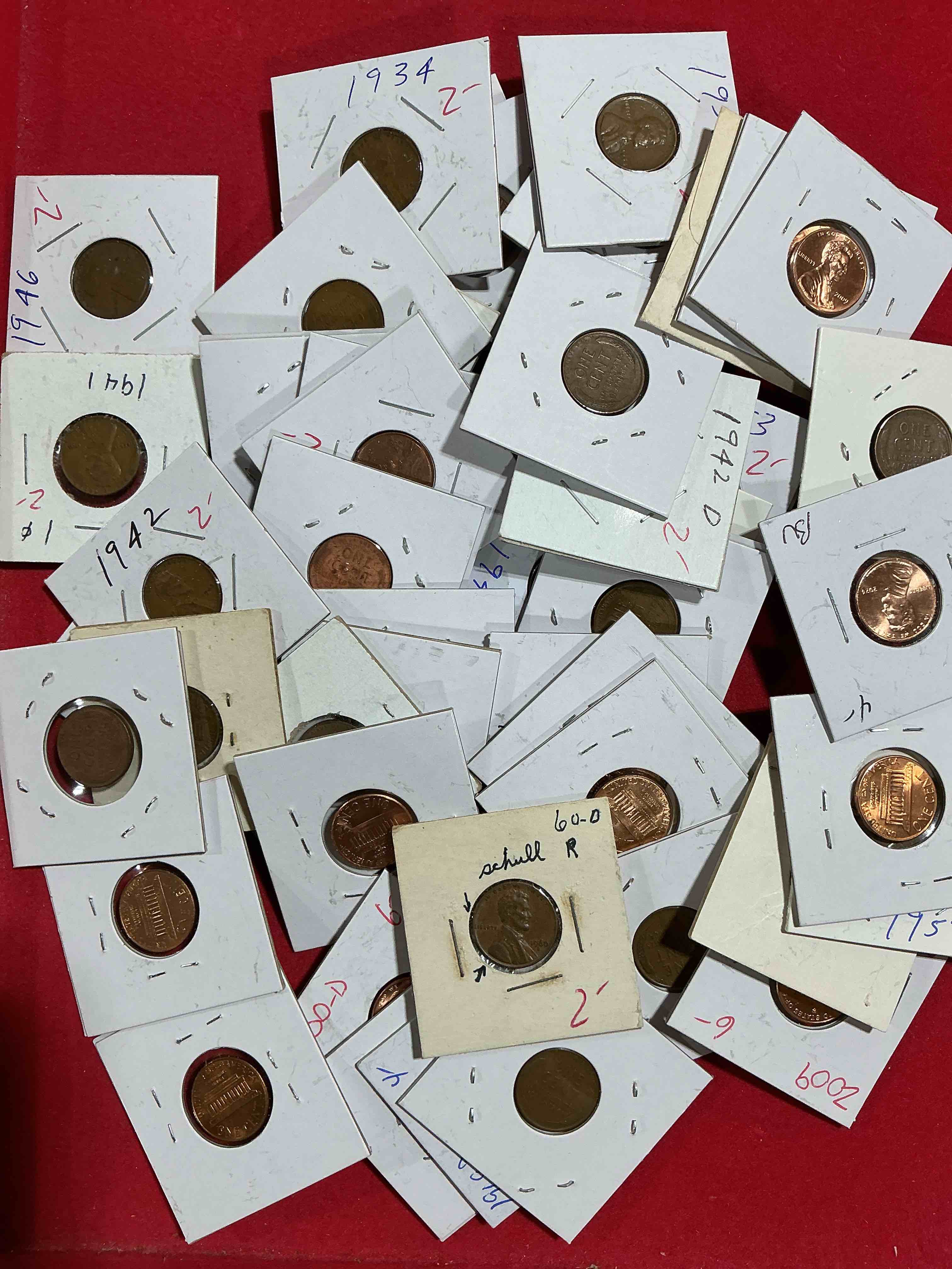 penny palooza closeout! wow! awesome pennies, vintage, antique, brilliant uncirculated & more galore! u.s. treasury has stopped making pennies forever... get ther while you can! check out this incredible closeout collectic of incredibly cool pennies spanning decades! bid is per coin/ltem & all coins encased for protection! a true smorgasbord collector's dream! each penny collection is unique & includes a mix of rare dates, multiple mint marks, antique, vintage, modern, uncirculated & more! disregard original price marks on pieces, this is a true auction closeout! an incredible opportunity for re-sellers & collectors!
