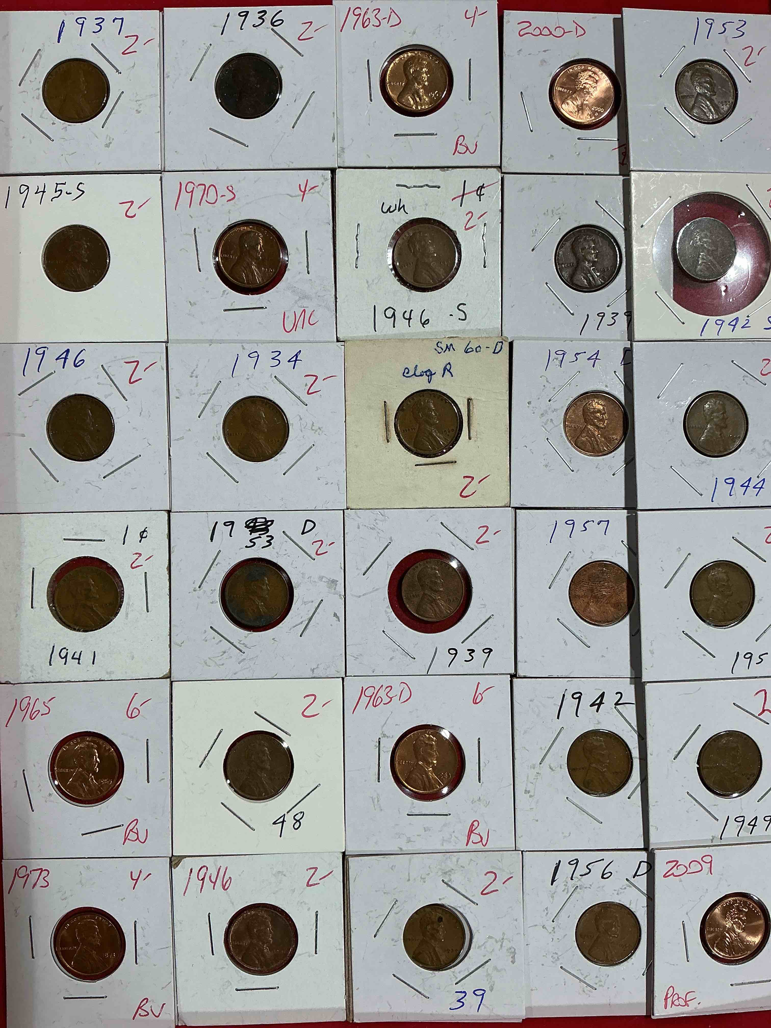 Condition photo showing Good Condition for penny palooza closeout! wow! awesome pennies, vintage, antique, brilliant uncirculated & more galore! u.s. treasury has stopped making pennies forever... get ther while you can! check out this incredible closeout collectic of incredibly cool pennies spanning decades! bid is per coin/ltem & all coins encased for protection! a true smorgasbord collector's dream! each penny collection is unique & includes a mix of rare dates, multiple mint marks, antique, vintage, modern, uncirculated & more! disregard original price marks on pieces, this is a true auction closeout! an incredible opportunity for re-sellers & collectors!
