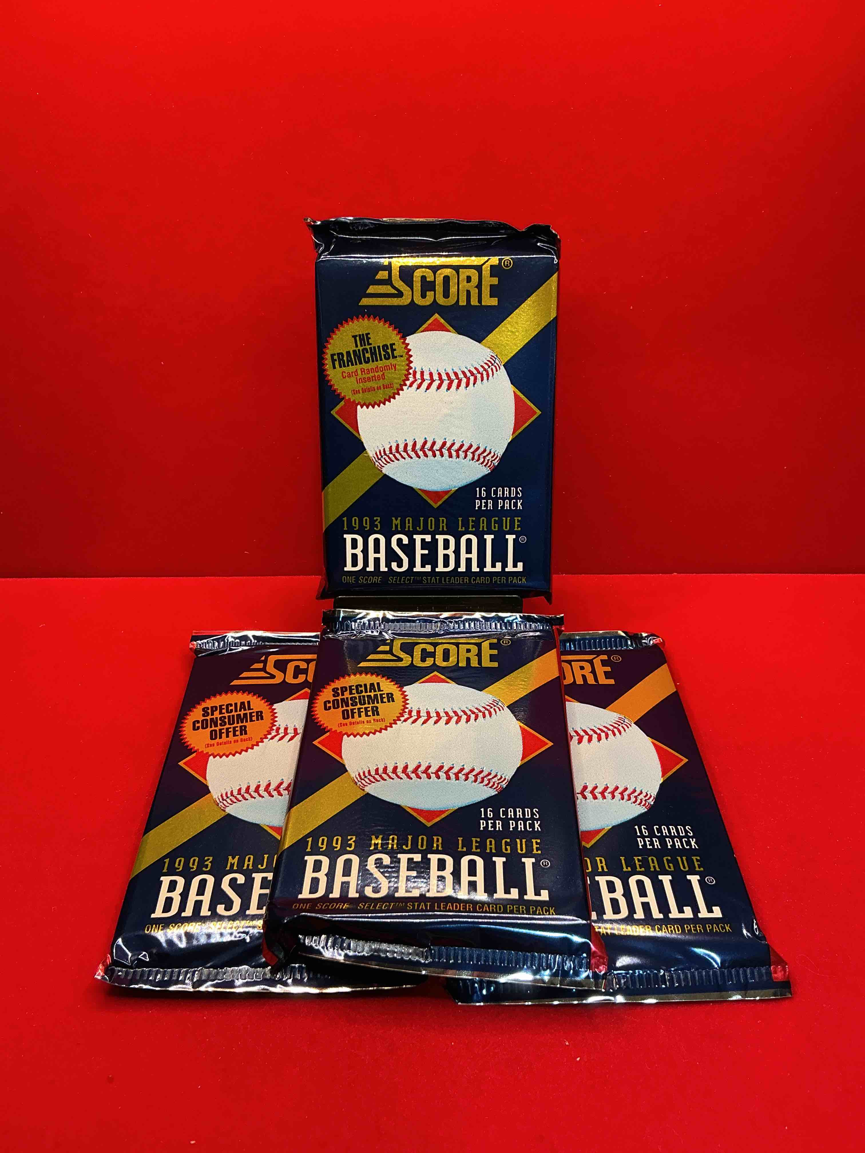 derek jeter rookie!? 1993 score baseball rare edition unopened packs! direct from original sealed retail case! this is the place to search for derek jeter's true score rookie! hard to find!