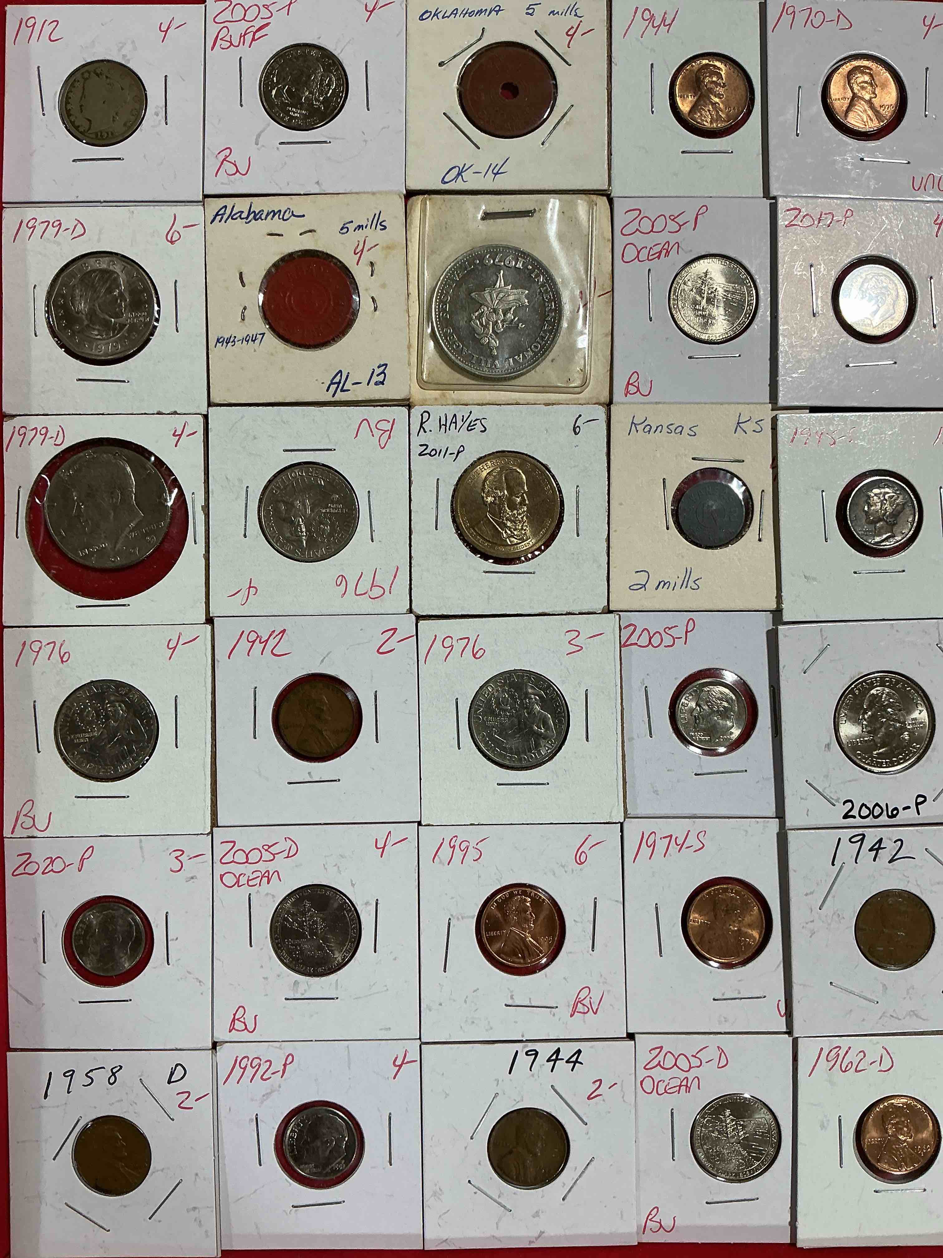 Condition photo showing Good Condition for cool coin closeout! wow! awesome u.s. coins & more, antique, vintage & modern galore!  many uncirculated!  check out this incredible closeout collection of incredibly cool coins & rare items spanning decades! bid is per coin/item & all coins encased for protection! a true smorgasbord collector's dream! each collection is unique and includes items such as rare antique coins, rare date coins, coin sets, modern uncirculated coins, wooden tokens, cool medallions & more! disregard original price marks on pieces, this is a true auction closeout! an incredible opportunity for re-sellers & collectors!