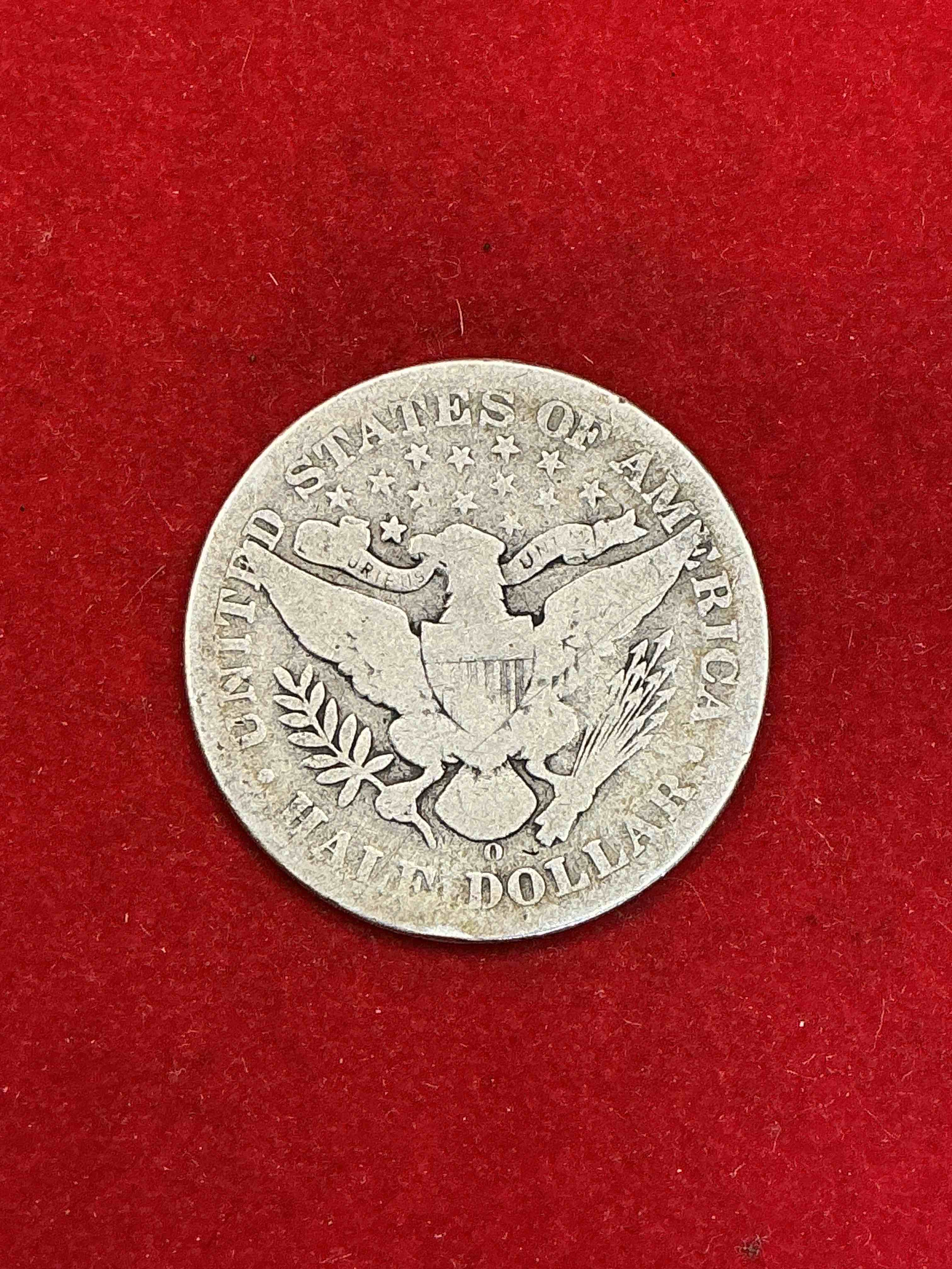 Condition photo showing Good Condition for rare us fine silver! barber half dollar, 90% silver! 1908 edition! nearly impossible to collect! rare & very coveted by collectors! own a piece of history great for coin collectors, think of the history these coins have seen! rare 90% silver barber half dollar!