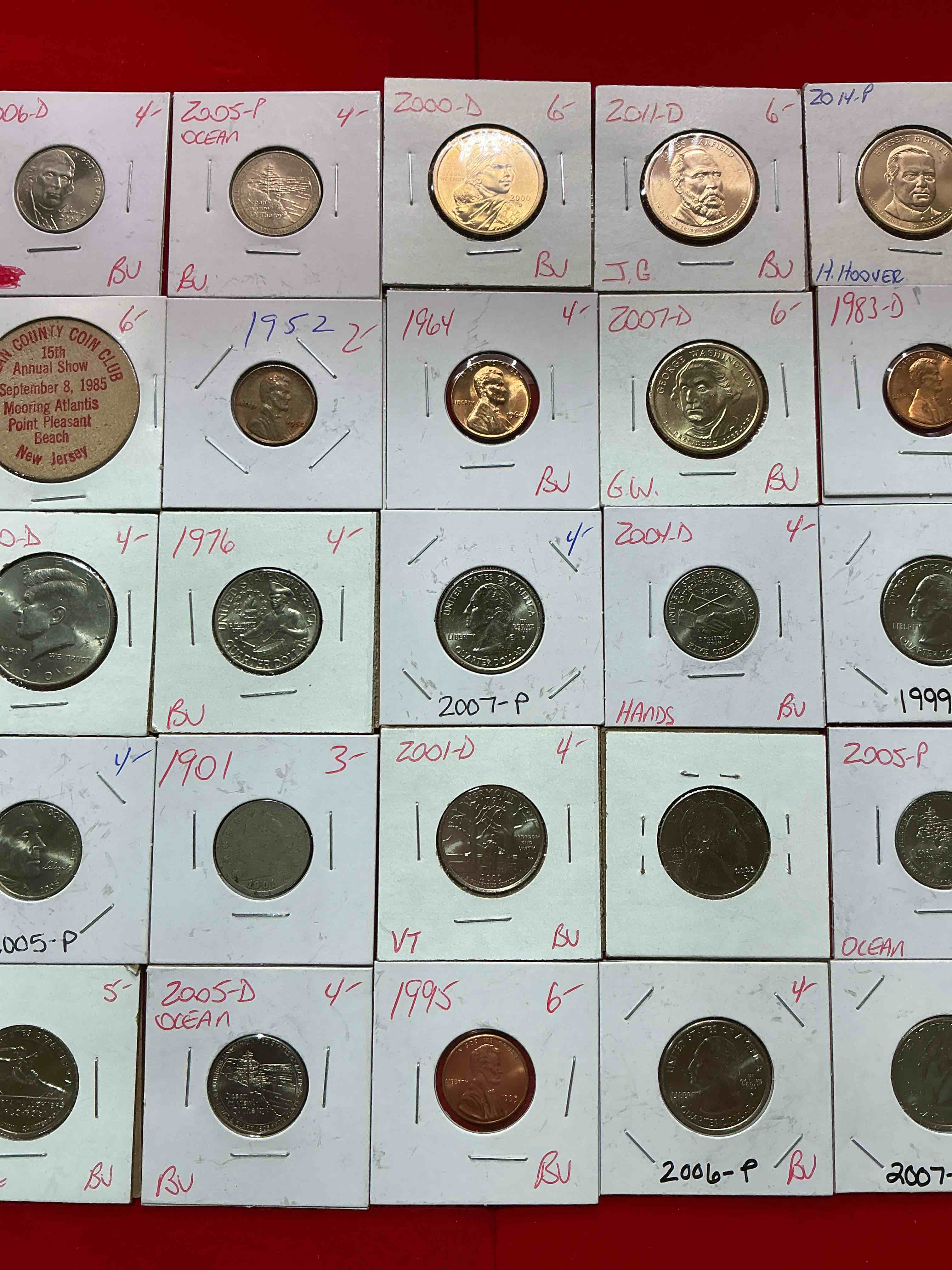 Condition photo showing Good Condition for cool coin closeout! wow! awesome u.s. coins & more, antique, vintage & modern galore! many uncirculated! check out this incredible closeout collection of incredibly cool coins & rare items spanning decades! bid is per coin/item & all coins encased for protection! a true smorgasbord collector's dream! each collection is unique and includes items such as rare antique coins, rare date coins, coin sets, modern uncirculated coins, wooden tokens, cool medallions & more! disregard original price marks on pieces, this is a true auction closeout! an incredible opportunity for re-sellers & collectors!