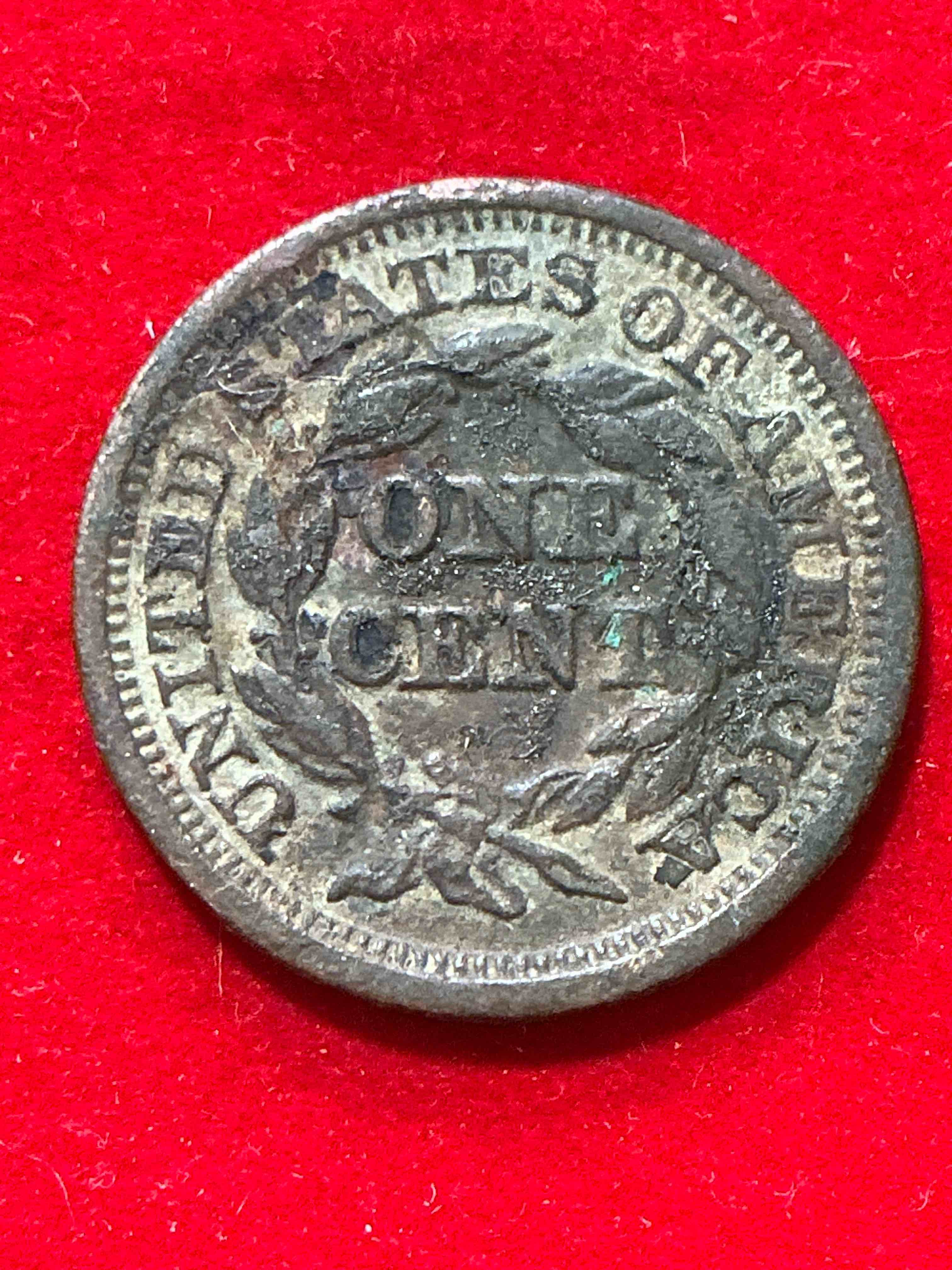 Condition photo showing Good Condition for 1842 ultra rare us one cent piece! these coins were minted starting in 1839 & have become serious collectors items! this rare one cent piece is in great condition for the year! 1800’s coin, think of the history this coin has seen! incredible!  