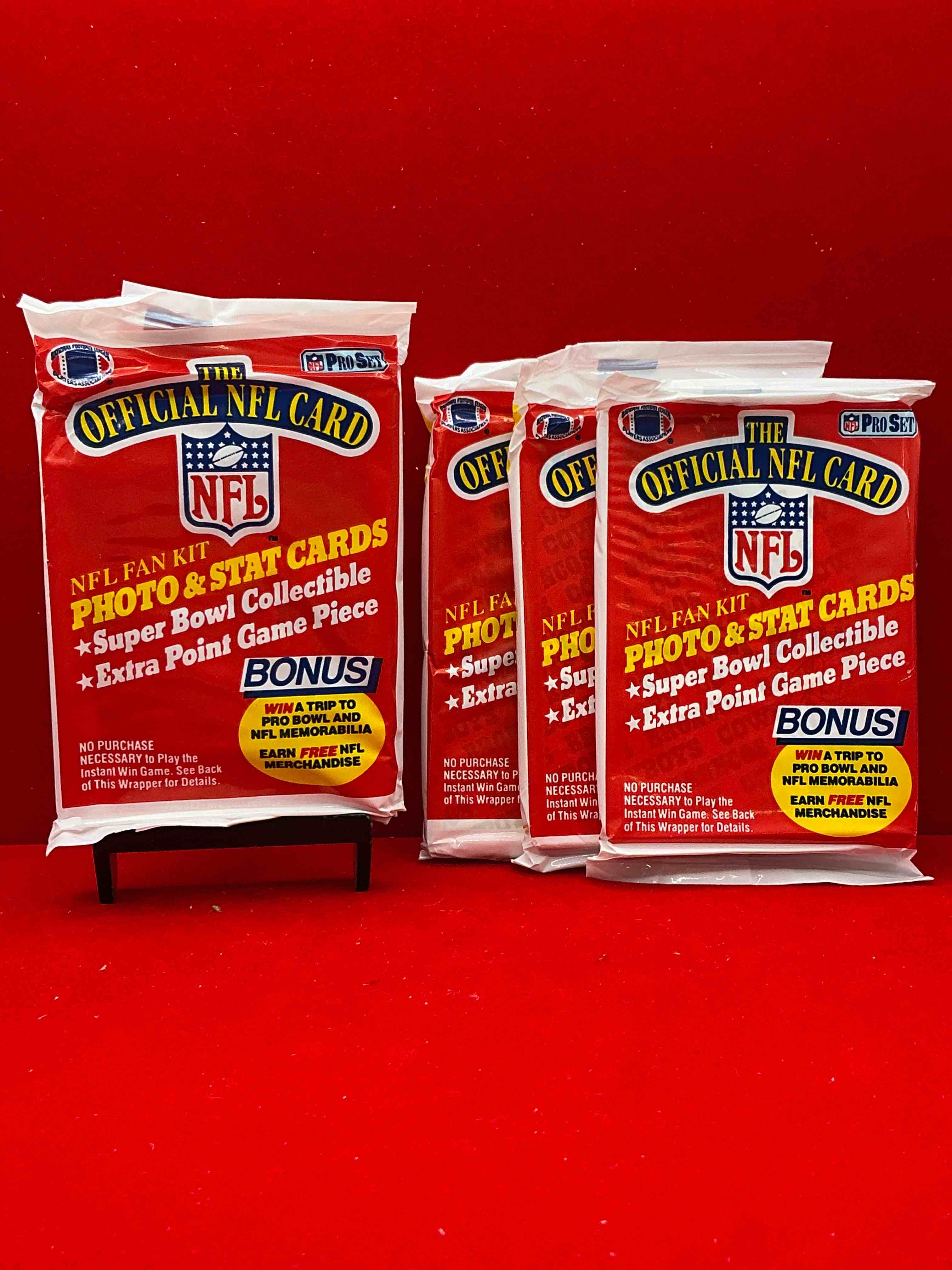 loaded! 1989 pro set football sealed card pack, direct from original retail case!highly sought after by collectors as this year is loaded with high profile rookies!search for rookie cards from barry sanders, deion sanders, troy aikman, michael irvin & much more! getting hard to find!