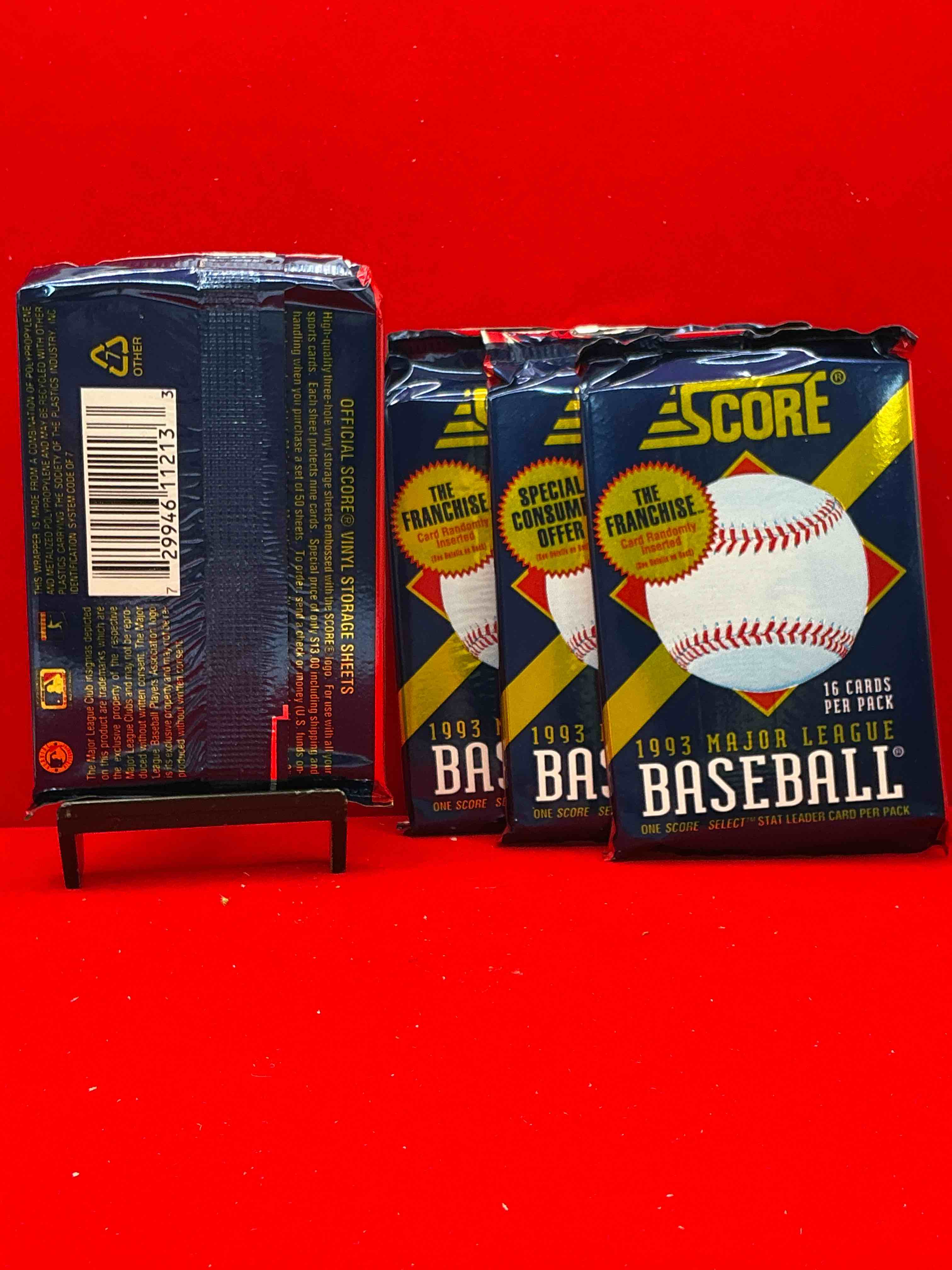 Condition photo showing New/Like New for derek jeter rookie!? 1993 score baseball rare edition unopened packs! direct from original sealed retail case! this is the place to search for derek jeter's true score rookie! hard to find!
