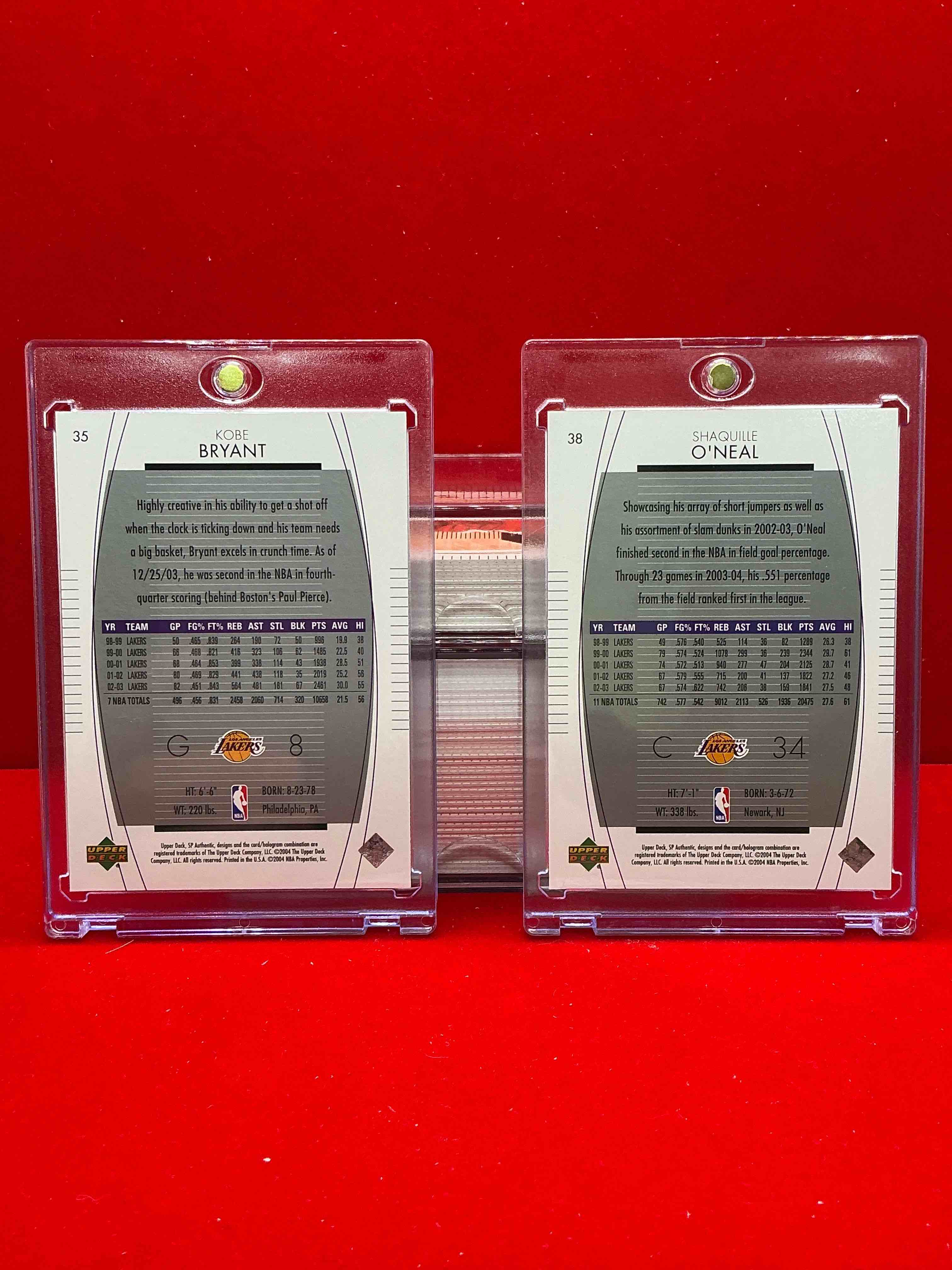 Condition photo showing New/Like New for kobe, shaq, dirk & more! basketball insanity! 2004 sp authentic complete 90 card veterans collection! includes some absolute legends! shaq, bryant, ming, anthony, nowitzki, duncan, iverson, chamberlain & more! some of the legends of the game! 90 cards, all legends & heroes! kobe, shaq, & more… all in one place! basketball insanity! get it before it’s gone!