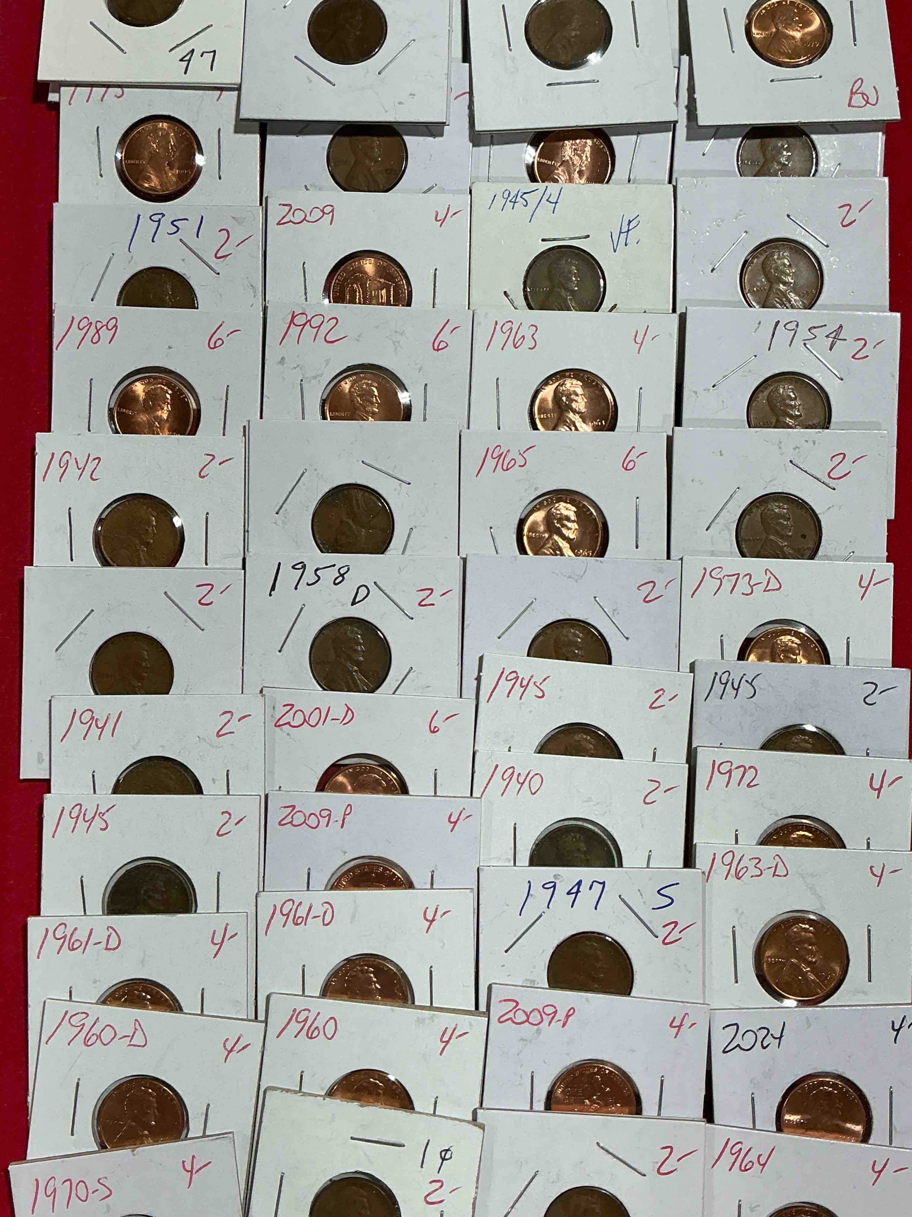 Condition photo showing Good Condition for penny palooza closeout! wow! awesome pennies, vintage, antique, brilliant uncirculated & more galore! u.s. treasury has stopped making pennies forever... get ther while you can! check out this incredible closeout collectic of incredibly cool pennies spanning decades! bid is per coin/ltem & all coins encased for protection! a true smorgasbord collector's dream! each penny collection is unique & includes a mix of rare dates, multiple mint marks, antique, vintage, modern, uncirculated & more! disregard original price marks on pieces, this is a true auction closeout! an incredible opportunity for re-sellers & collectors!