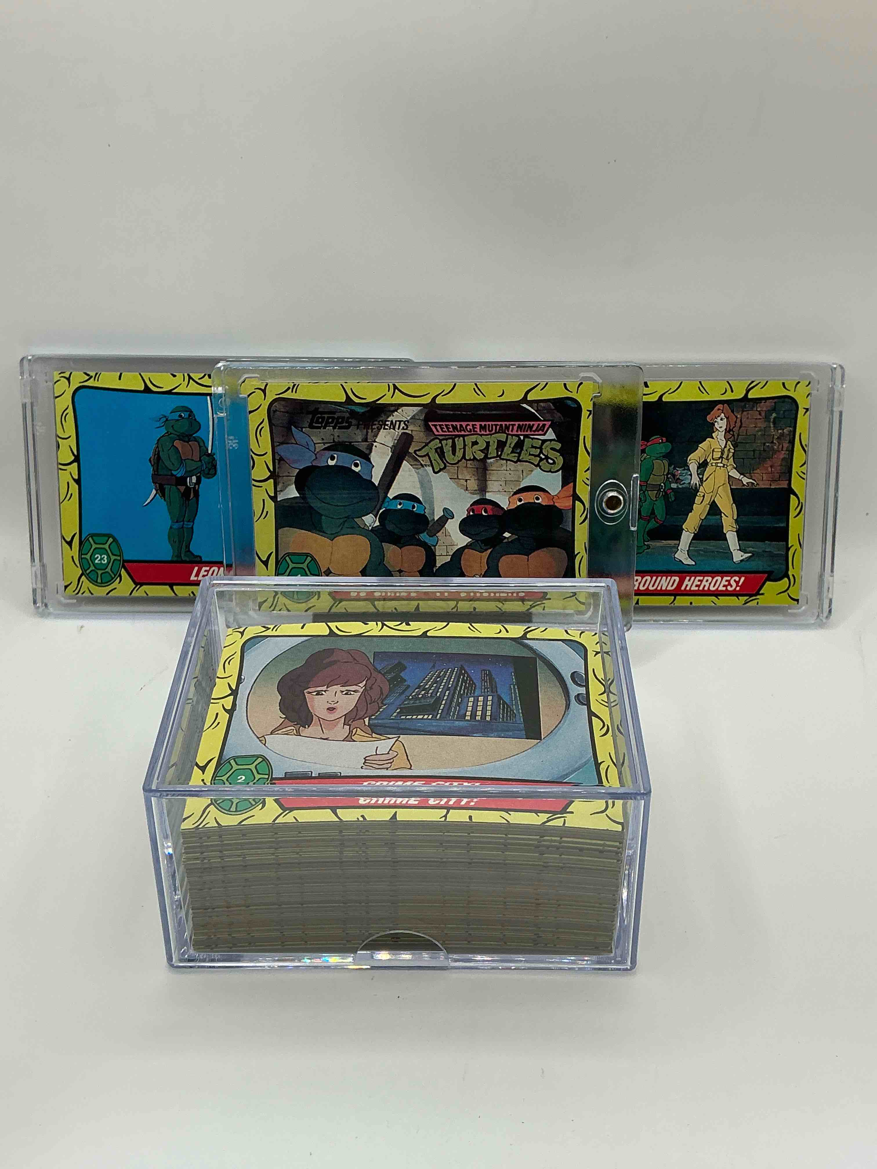 1989 ninja turtle wow! totally complete original, authentic teenage mutant ninja turtles complete trading cards ! all 88 cards! excellent condition! your chance to own a genuine tmnt original serious collectible!