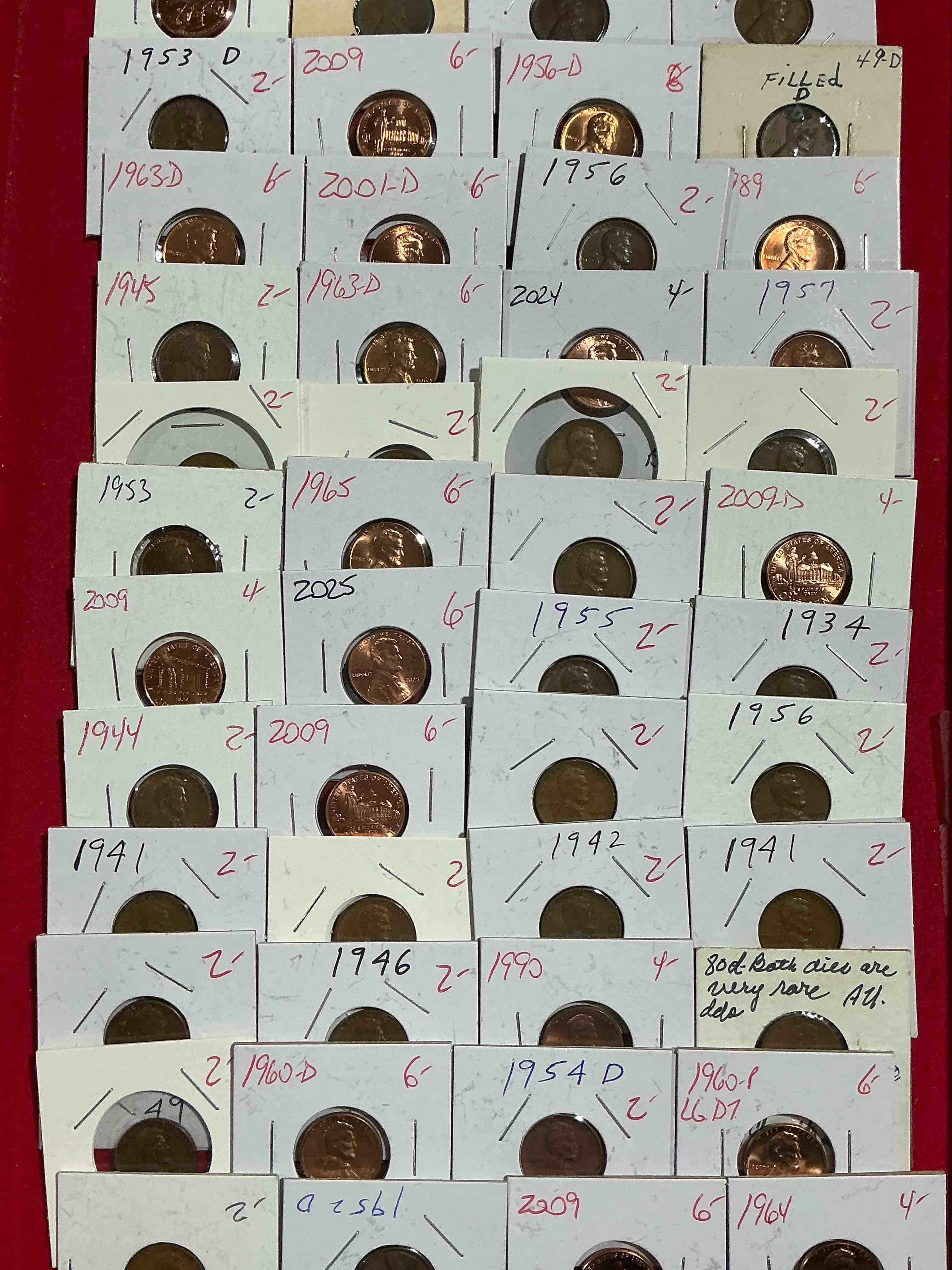 Condition photo showing Good Condition for penny palooza closeout! wow! awesome pennies, vintage, antique, brilliant uncirculated & more galore! u.s. treasury has stopped making pennies forever... get ther while you can! check out this incredible closeout collectic of incredibly cool pennies spanning decades! bid is per coin/ltem & all coins encased for protection! a true smorgasbord collector's dream! each penny collection is unique & includes a mix of rare dates, multiple mint marks, antique, vintage, modern, uncirculated & more! disregard original price marks on pieces, this is a true auction closeout! an incredible opportunity for re-sellers & collectors!