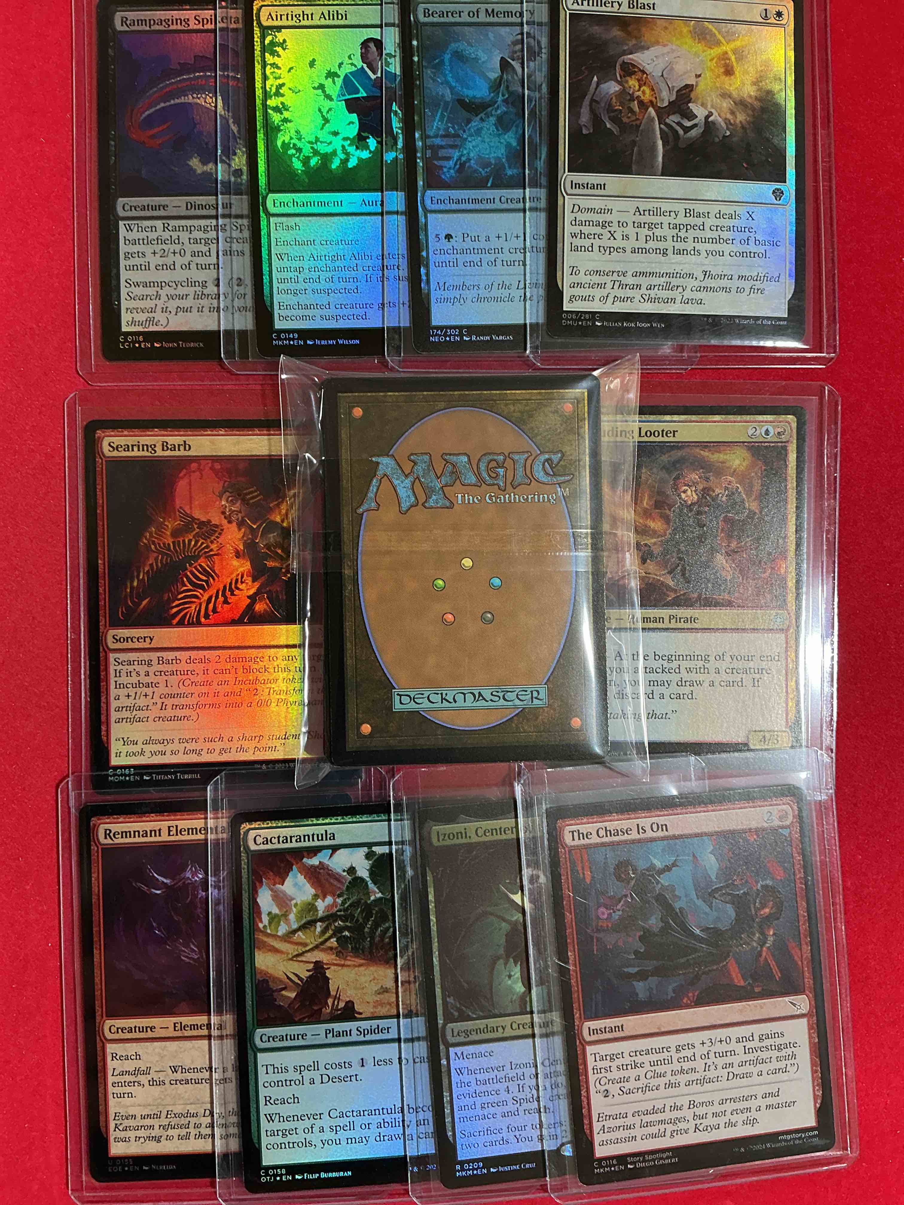 Condition photo showing New/Like New for magic the gathering 50 card lot! lot includes 10 rare or holo foil cards! all cards in excellent shape condition! a great way to join the mtg craze!