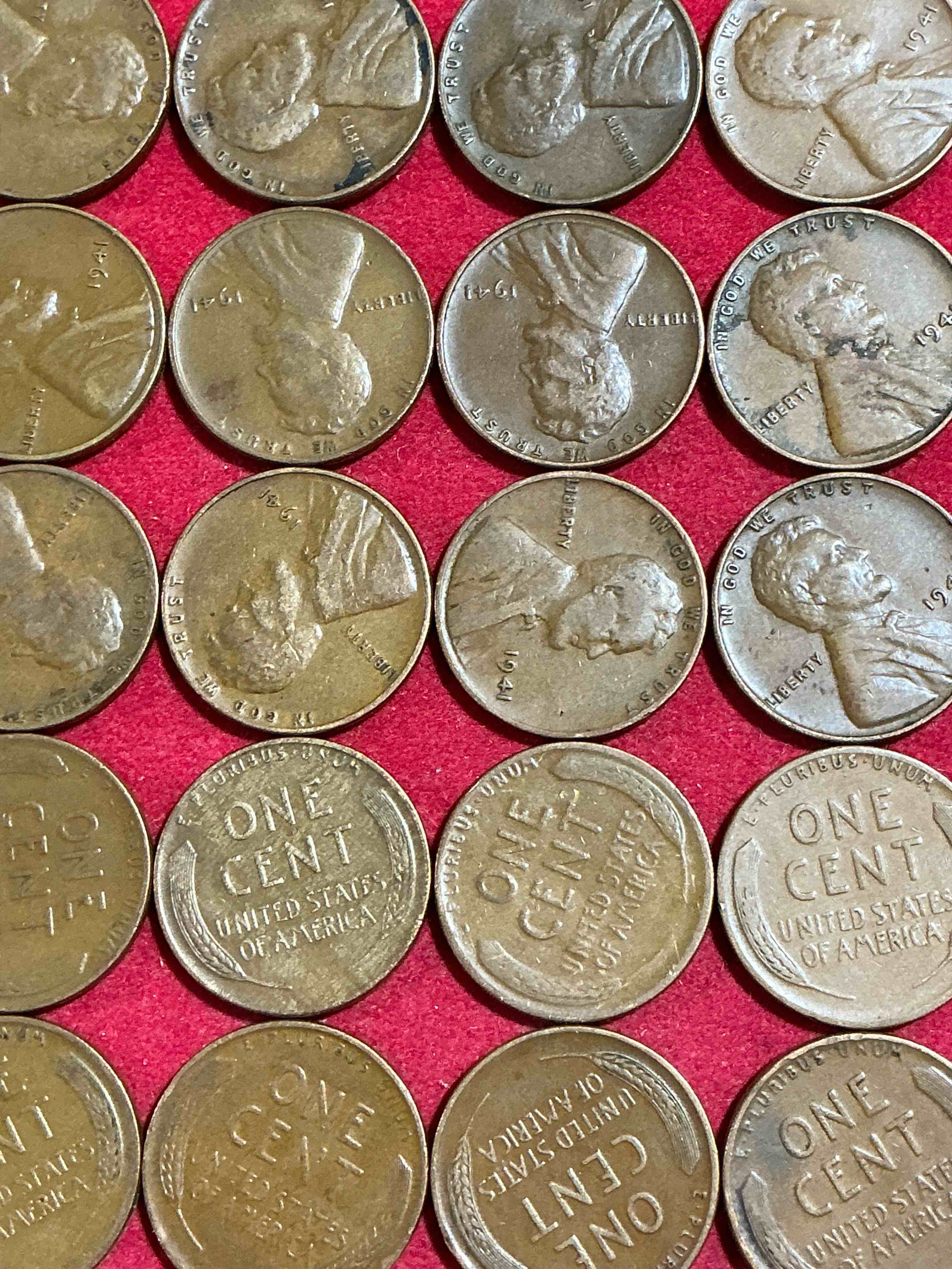 1941 pearl harbor ww2 era pennies! dec 7, 1941, a day that will live in infamy when the japanese bombed pearl harbor bringing america into world war 2! up for auction are 1941 pennies in great condition, awesome pieces of wwii history!