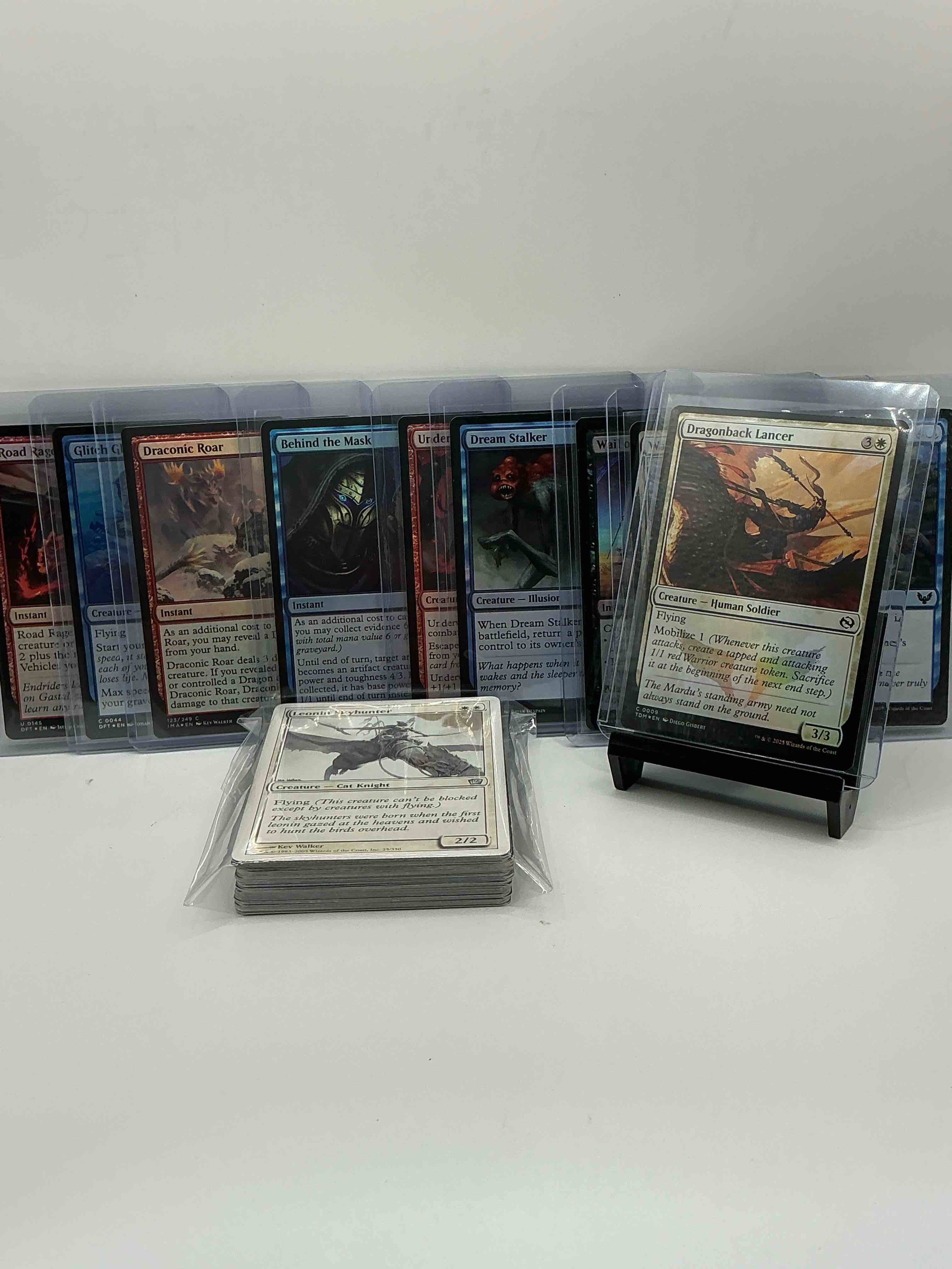 Condition photo showing New/Like New for magic the gathering 50 card lot! lot includes 10 rare or holo foil cards! all cards in excellent shape condition! a great way to join the mtg craze!