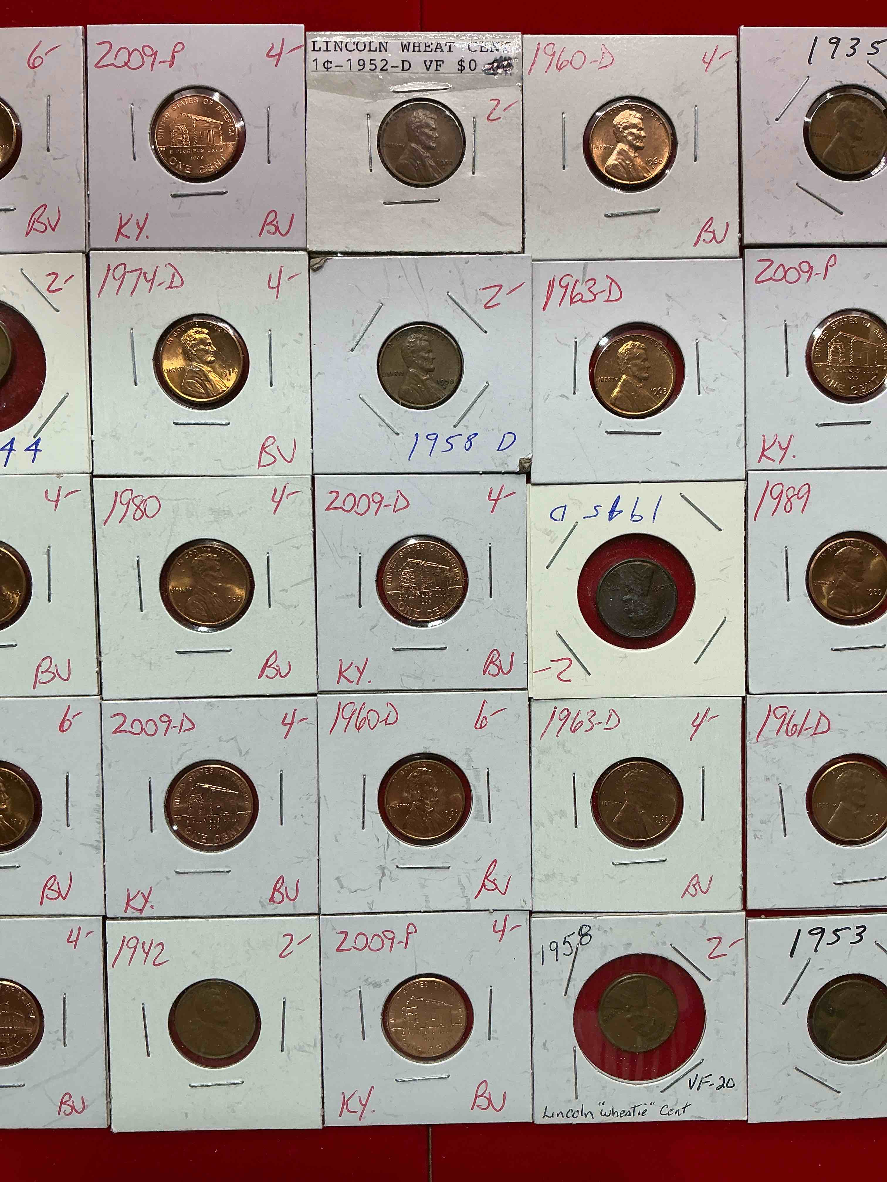 Condition photo showing Good Condition for penny palooza closeout! wow! awesome pennies, vintage, antique, brilliant uncirculated & more galore! u.s. treasury has stopped making pennies forever... get ther while you can! check out this incredible closeout collectic of incredibly cool pennies spanning decades! bid is per coin/ltem & all coins encased for protection! a true smorgasbord collector's dream! each penny collection is unique & includes a mix of rare dates, multiple mint marks, antique, vintage, modern, uncirculated & more! disregard original price marks on pieces, this is a true auction closeout! an incredible opportunity for re-sellers & collectors! 