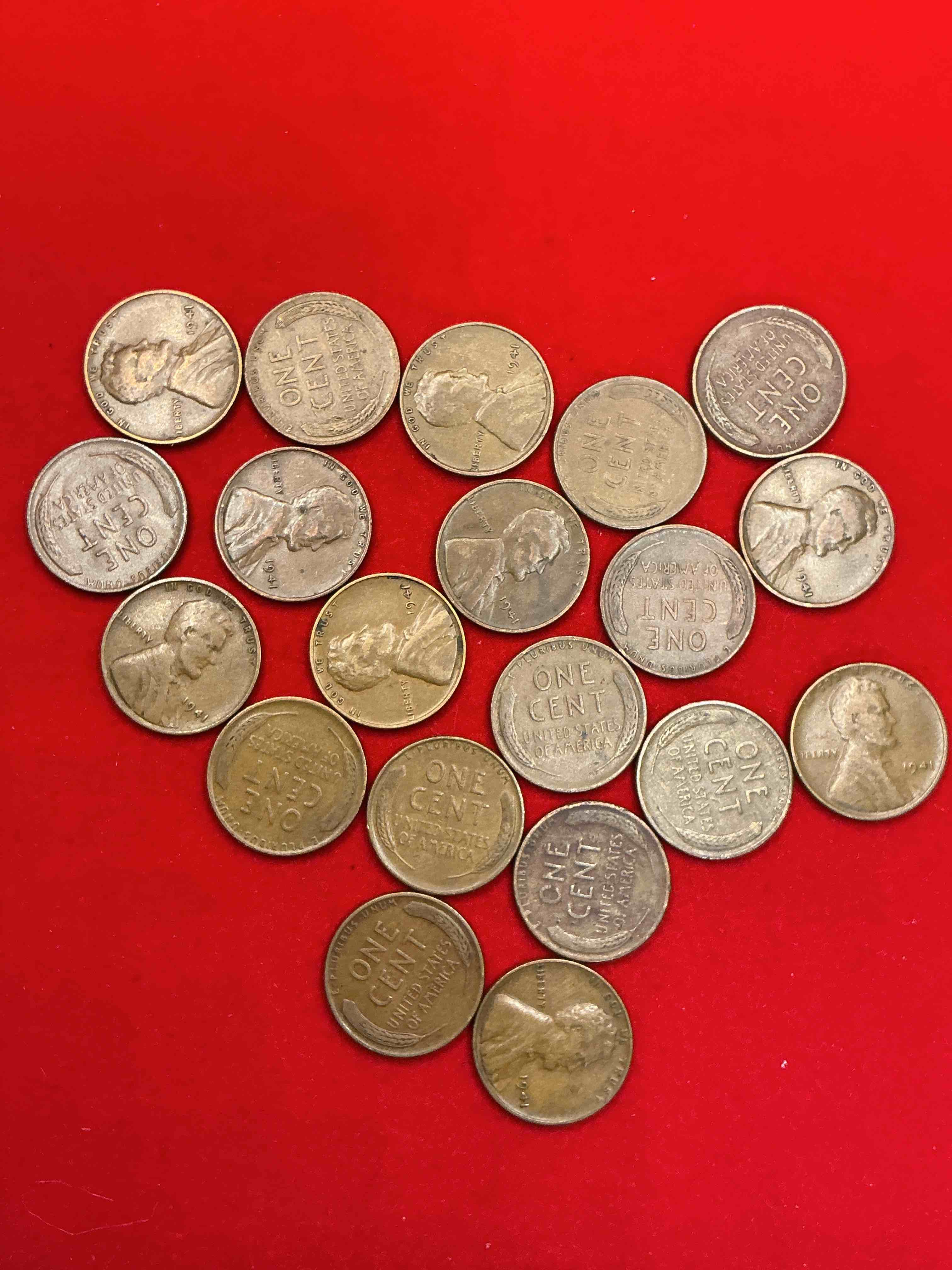 Condition photo showing Good Condition for 1941 pearl harbor ww2 era pennies! dec 7, 1941, a day that will live in infamy when the japanese bombed pearl harbor bringing america into world war 2! up for auction are 1941 pennies in great condition, awesome pieces of wwii history!