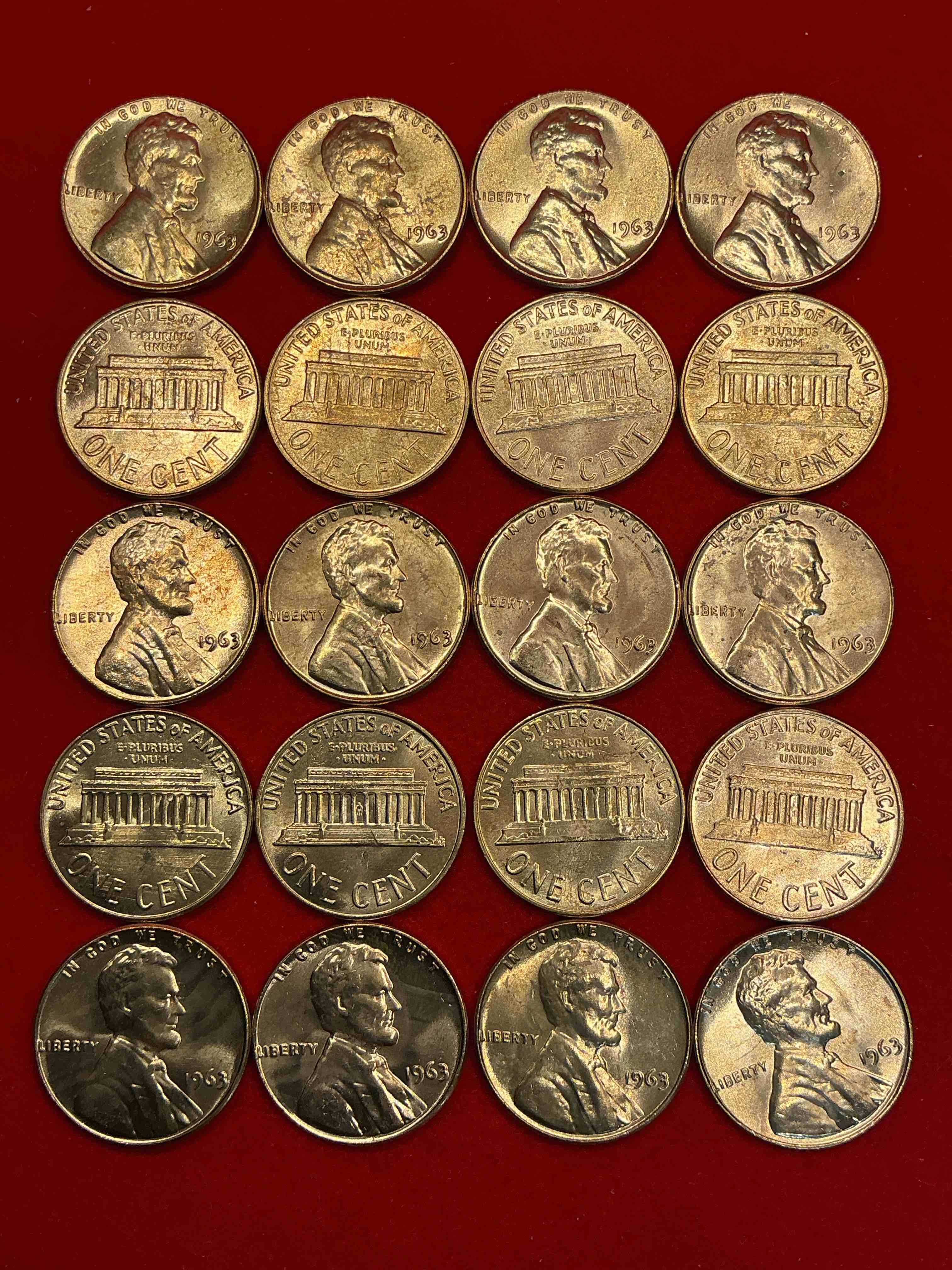 1963 "i have a dream" era brilliant uncirculated wheat pennies! these 1963 pennies are direct from the original treasury rolls & haven't seen the light of day since 1963! dr. martin luther king famously gave his "i have a dream" speech on aug 28, 1963. own pieces of this era with these incredible pieces of history!