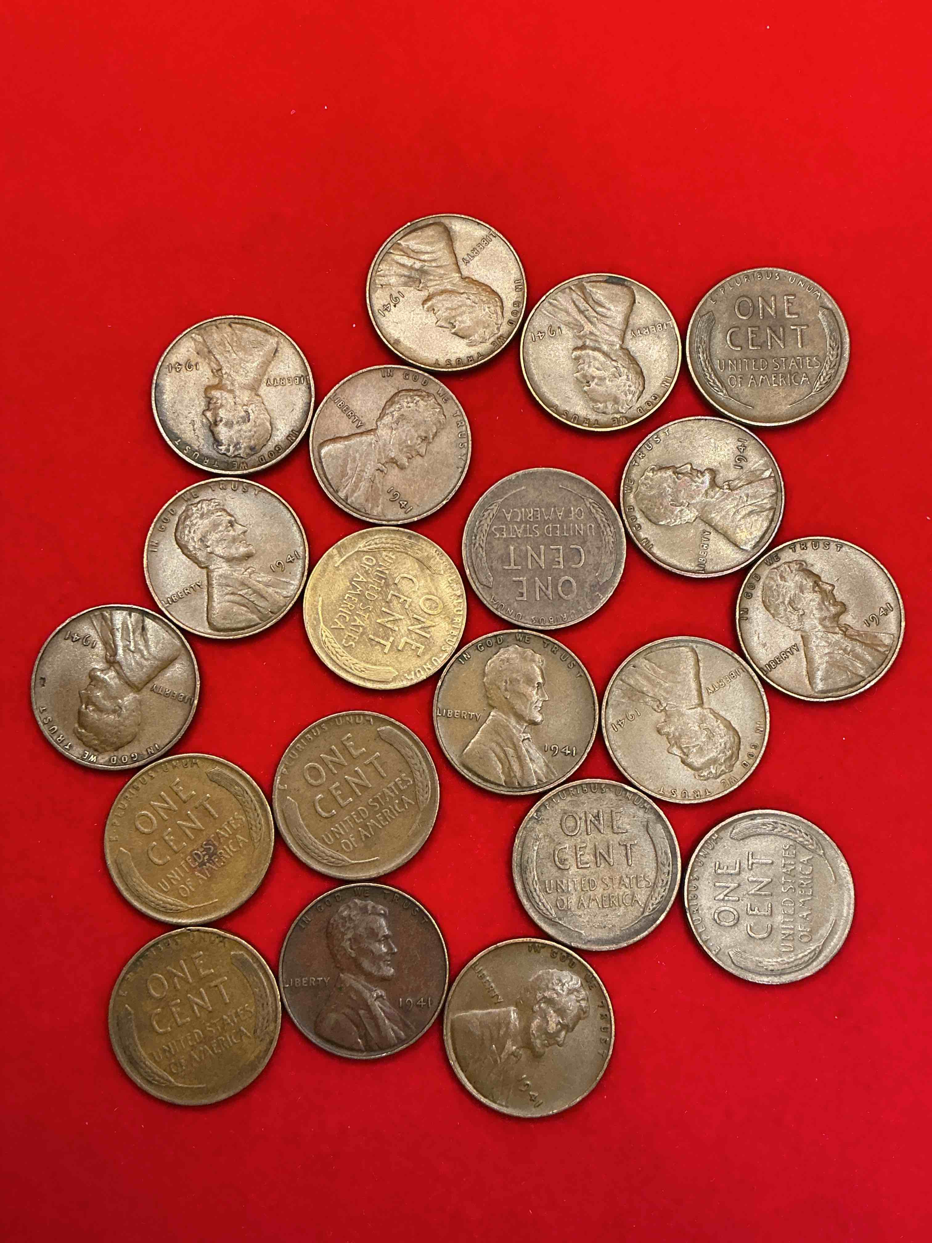 1941 pearl harbor ww2 era pennies! dec 7, 1941, a day that will live in infamy when the japanese bombed pearl harbor bringing america into world war 2! up for auction are 1941 pennies in great condition, awesome pieces of wwii history!