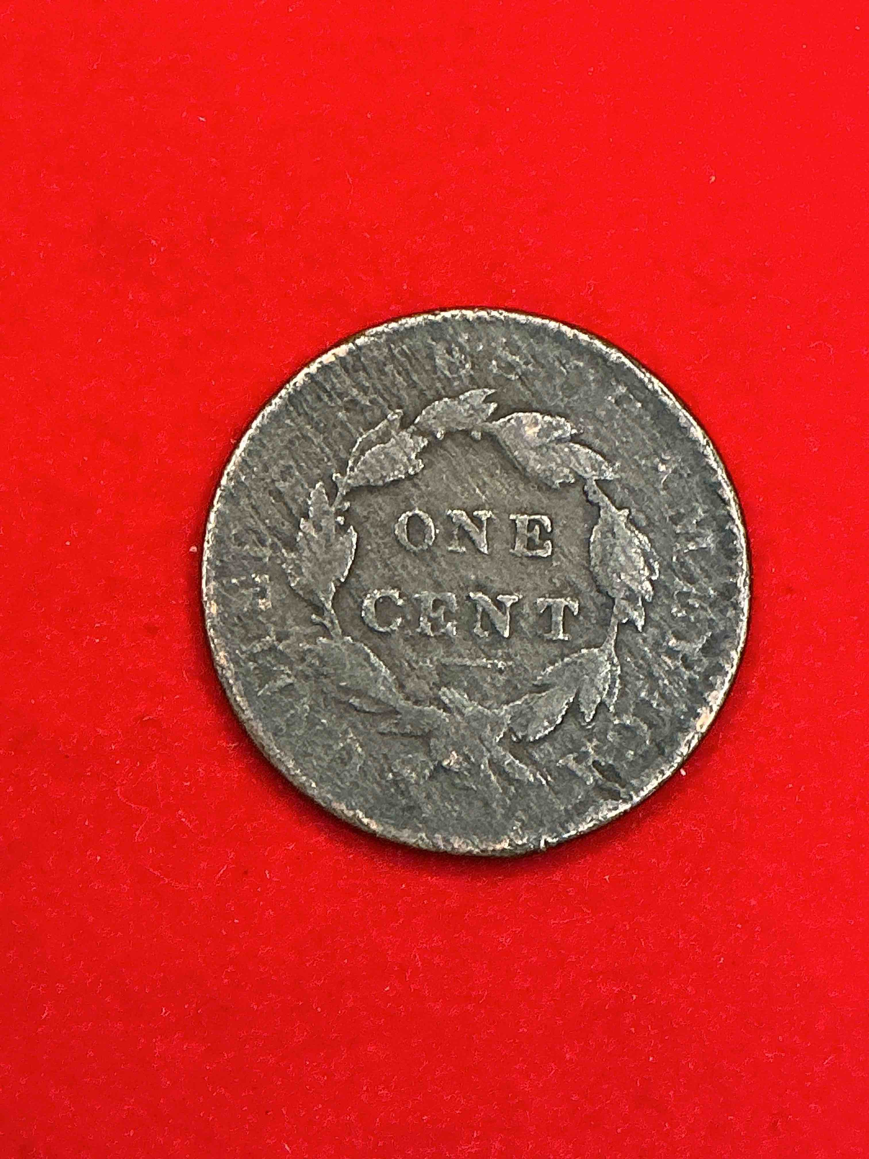 Condition photo showing Good Condition for 1835 ultra rare us one cent piece! these coins were minted starting in 1793 & have become serious collectors items! this rare one cent piece is in great condition for the year! 1800’s coin, think of the history this coin has seen! incredible!