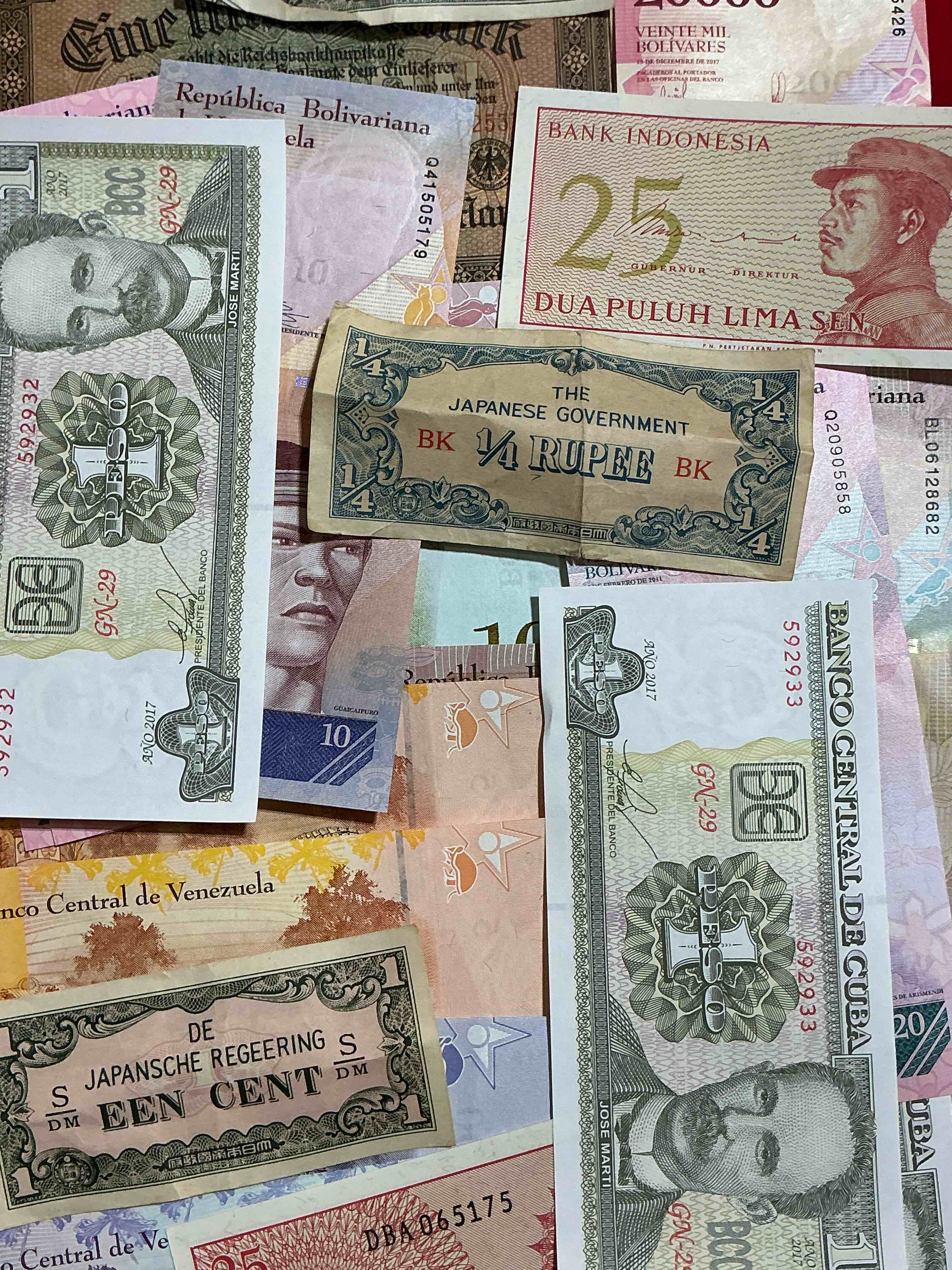 modern & antique paper money! vintage & antique!  lot of 20! paper money from across the world- all different shapes & sizes from all kinds of crazy places! own currency from the corners of the world! wow! 