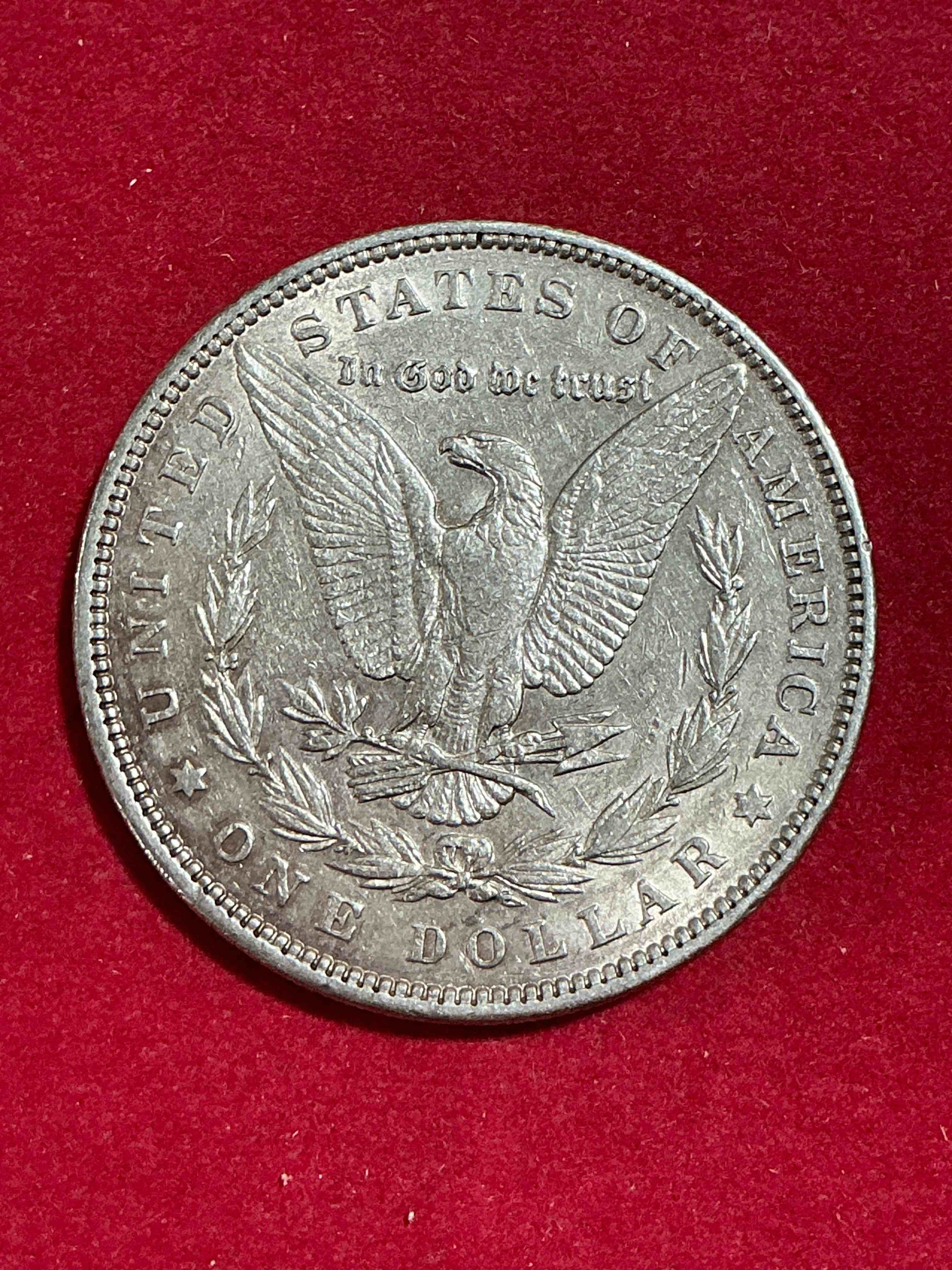 Condition photo showing Good Condition for 1896 silver morgan dollar! silver morgan dollars are perhaps the most popular silver dollar to collect! they are 90% fine u.s. silver & were minted from 1878 through 1921. these striking coins are a perfect way to collect fine u.s. silver & are highly coveted for their unrivaled beauty!