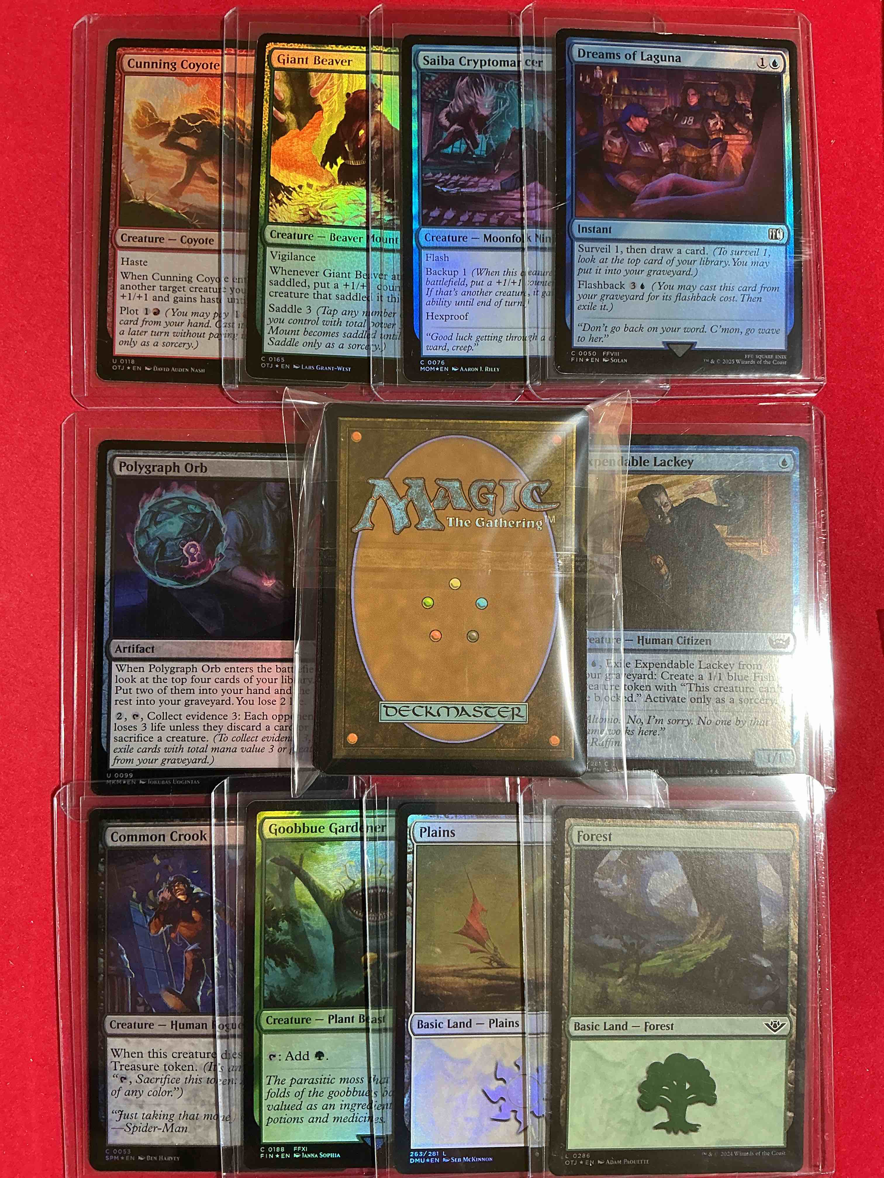 Condition photo showing New/Like New for magic the gathering 50 card lot! lot includes 10 rare or holo foil cards! all cards in excellent shape condition! a great way to join the mtg craze!