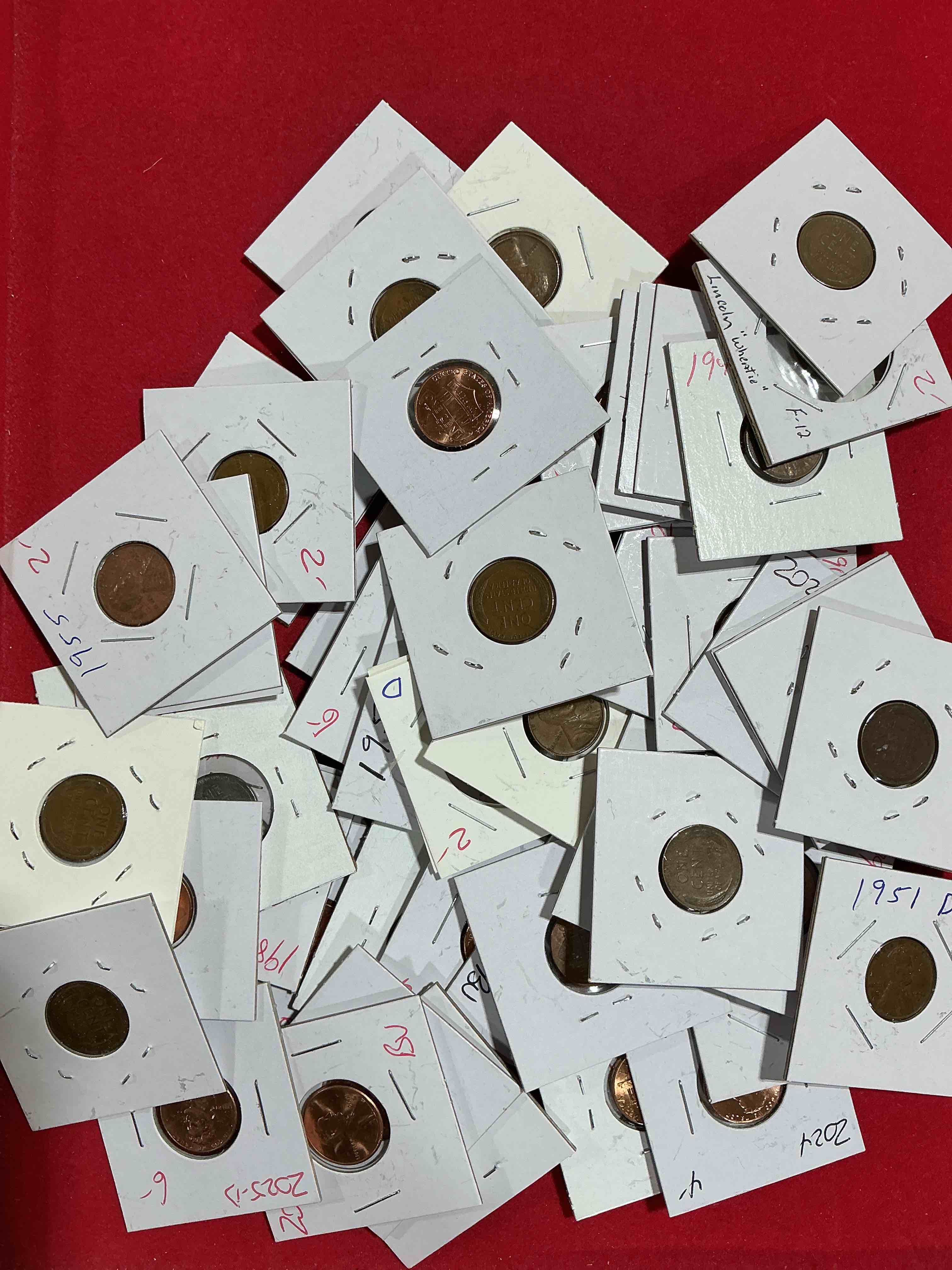 penny palooza closeout! wow! awesome pennies, vintage, antique, brilliant uncirculated & more galore! u.s. treasury has stopped making pennies forever... get ther while you can! check out this incredible closeout collectic of incredibly cool pennies spanning decades! bid is per coin/ltem & all coins encased for protection! a true smorgasbord collector's dream! each penny collection is unique & includes a mix of rare dates, multiple mint marks, antique, vintage, modern, uncirculated & more! disregard original price marks on pieces, this is a true auction closeout! an incredible opportunity for re-sellers & collectors! 