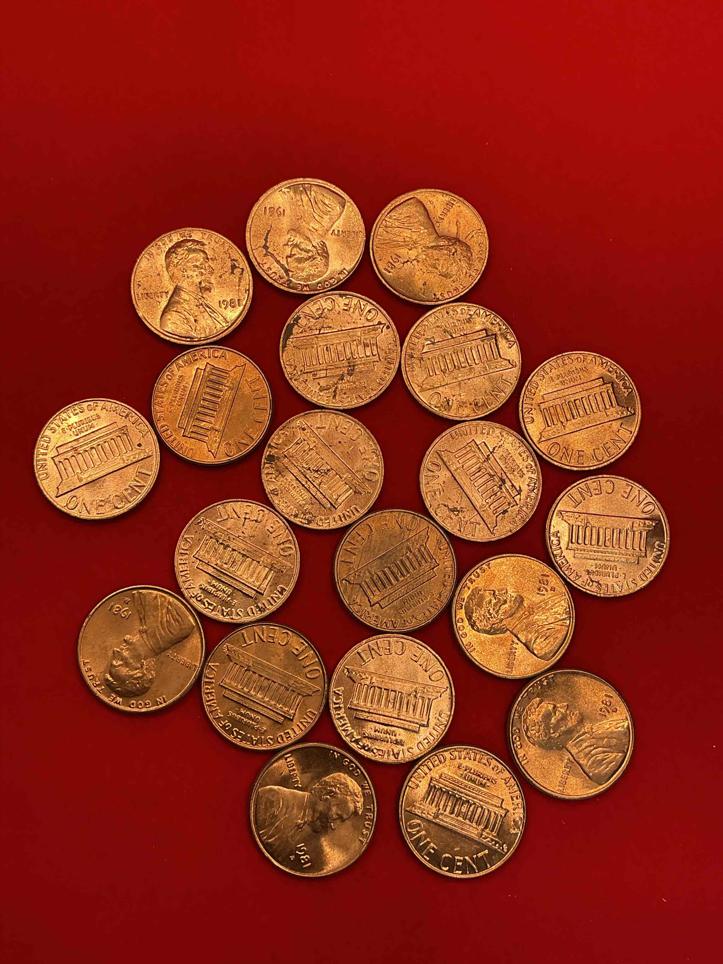 1981 uncirculated pennies! a historical year in american history, dawn of the space shuttle! ronald reagan inaugurated, launch of mtv! these pennies are a great way to grab a piece of american history!
