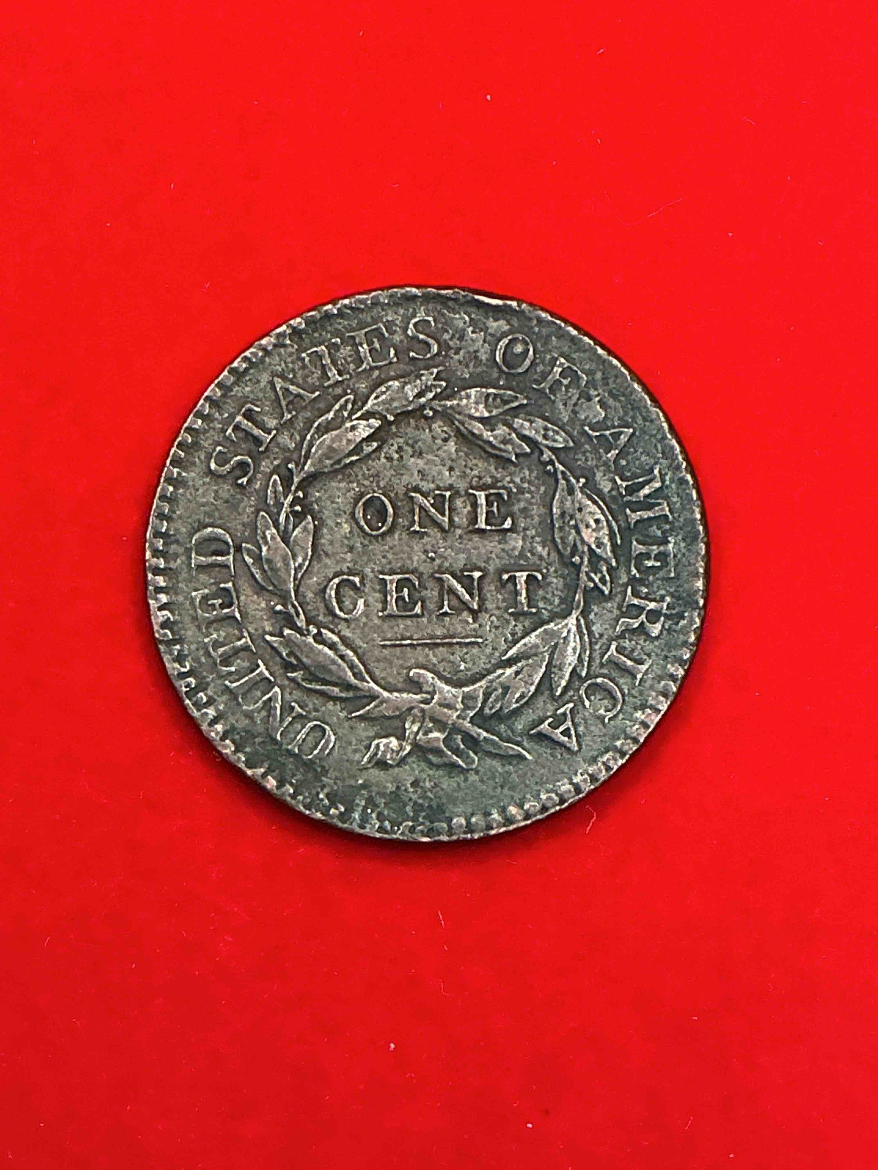 Condition photo showing Good Condition for 1817! ultra rare us one cent piece! these coins were minted starting in 1793 & have become serious collectors items! this rare one cent piece is in great condition for the year! 1800’s coin, think of the history this coin has seen! incredible!