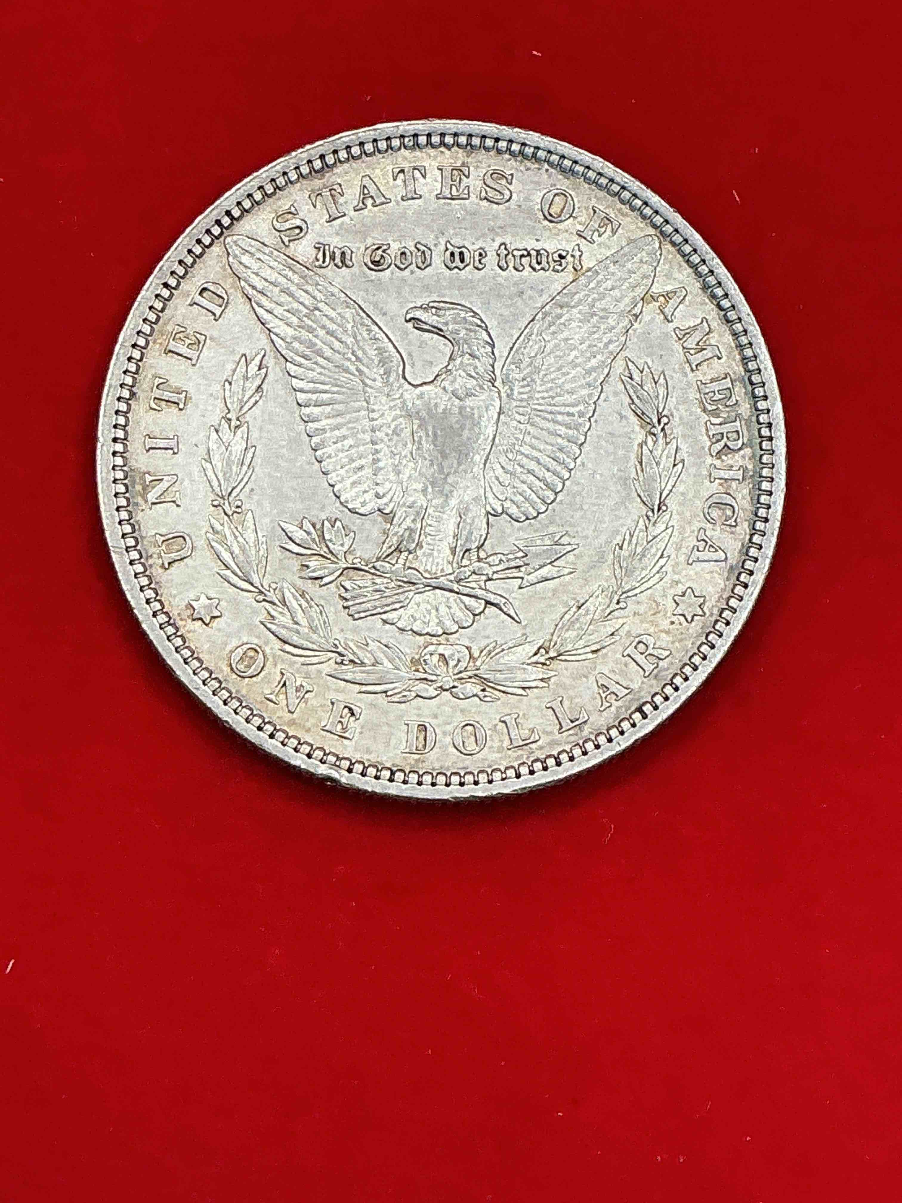 Condition photo showing Good Condition for 1879 silver morgan dollar! silver morgan dollars are perhaps the most popular silver dollar to collect! they are 90% fine u.s. silver & were minted from 1878 through 1921. these striking coins are a perfect way to collect fine u.s. silver & are highly coveted for their unrivaled beauty!