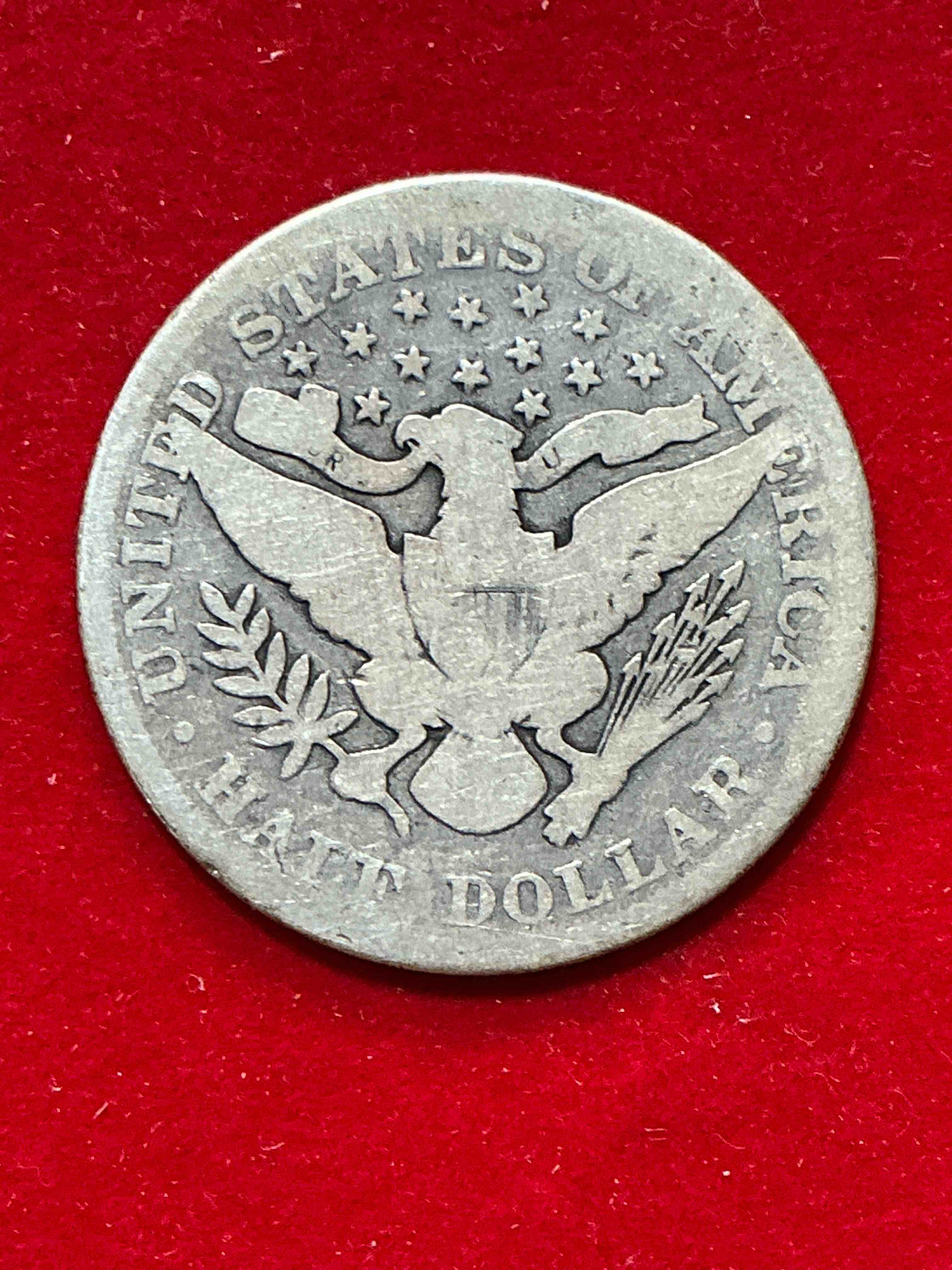 Condition photo showing Good Condition for rare us fine silver! barber half dollar, 90% silver! 1900 edition! nearly impossible to collect! rare & very coveted by collectors! own a piece of history great for coin collectors, think of the history these coins have seen! rare 90% silver barber half dollar!