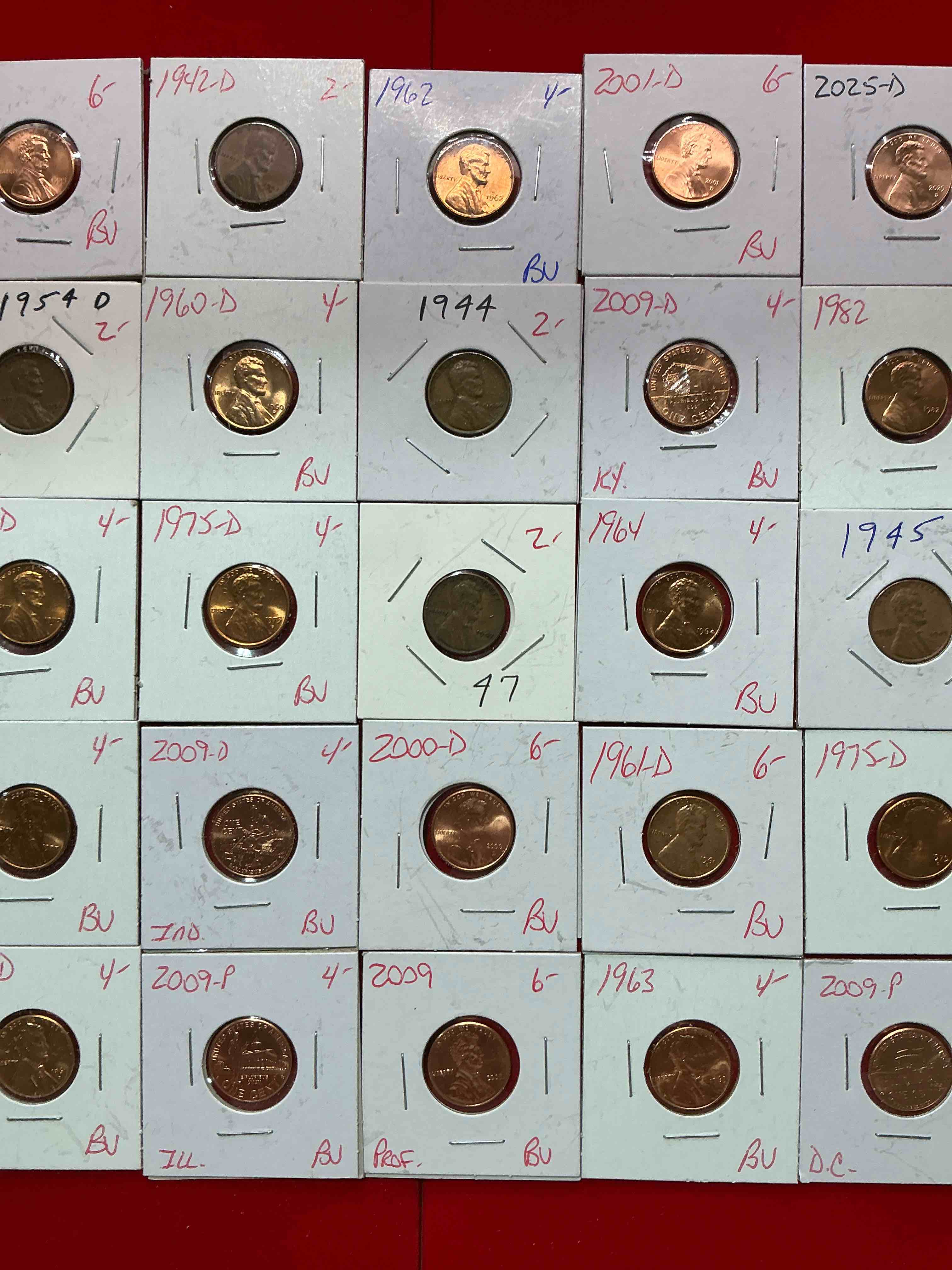 Condition photo showing New/Like New for penny palooza closeout! wow! awesome pennies, vintage, antique, brilliant uncirculated & more galore! u.s. treasury has stopped making pennies forever... get ther while you can! check out this incredible closeout collectic of incredibly cool pennies spanning decades! bid is per coin/ltem & all coins encased for protection! a true smorgasbord collector's dream! each penny collection is unique & includes a mix of rare dates, multiple mint marks, antique, vintage, modern, uncirculated & more! disregard original price marks on pieces, this is a true auction closeout! an incredible opportunity for re-sellers & collectors!