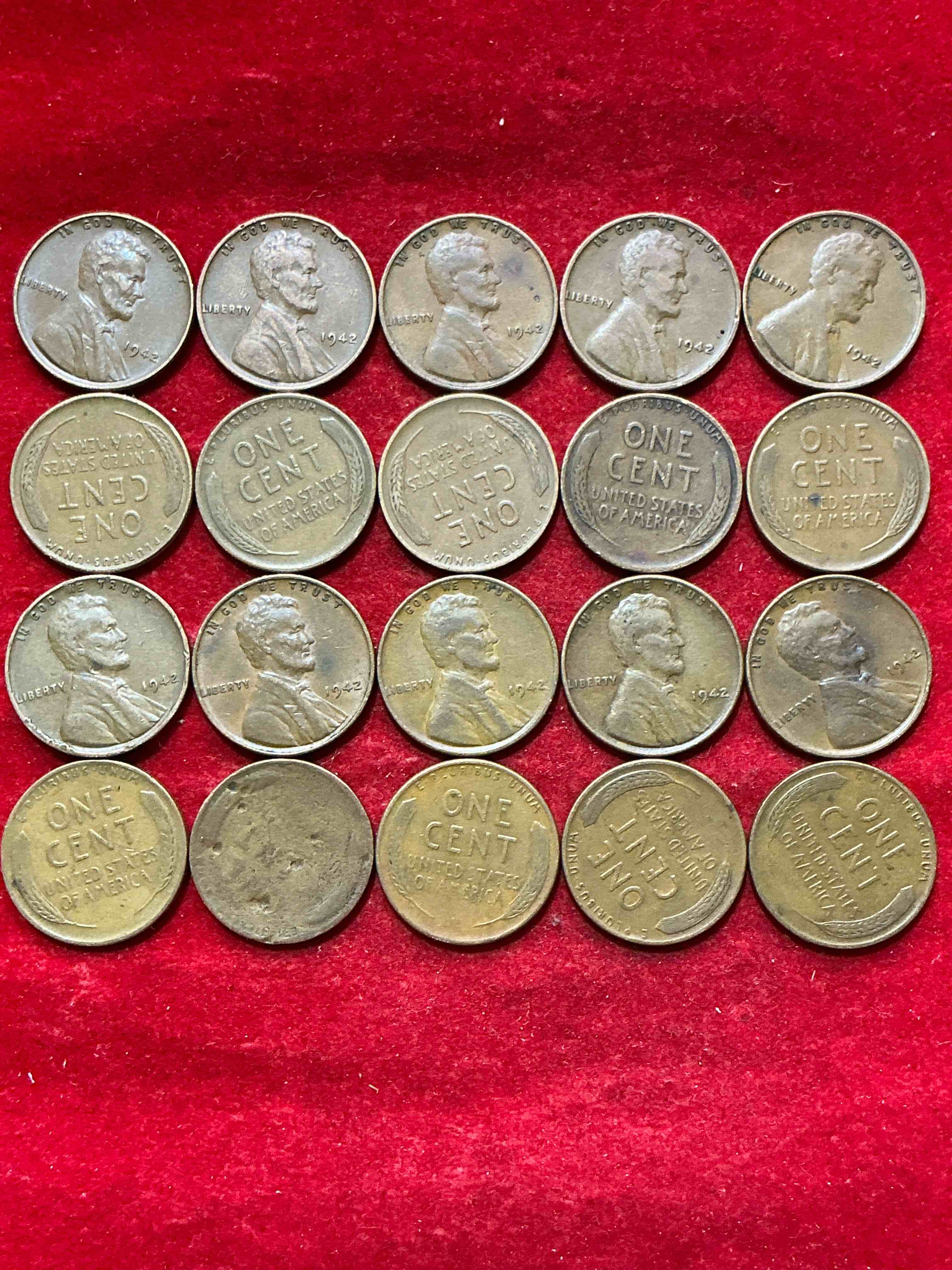1942 calling world war 2 buffs! 1942 battle of midway era wheat pennies! the battle of midway was june 4-7 1942 & was the greatest naval battle in history between america & japan! own pieces of this era with these genuine 1942 wheat pennies in nice condition!