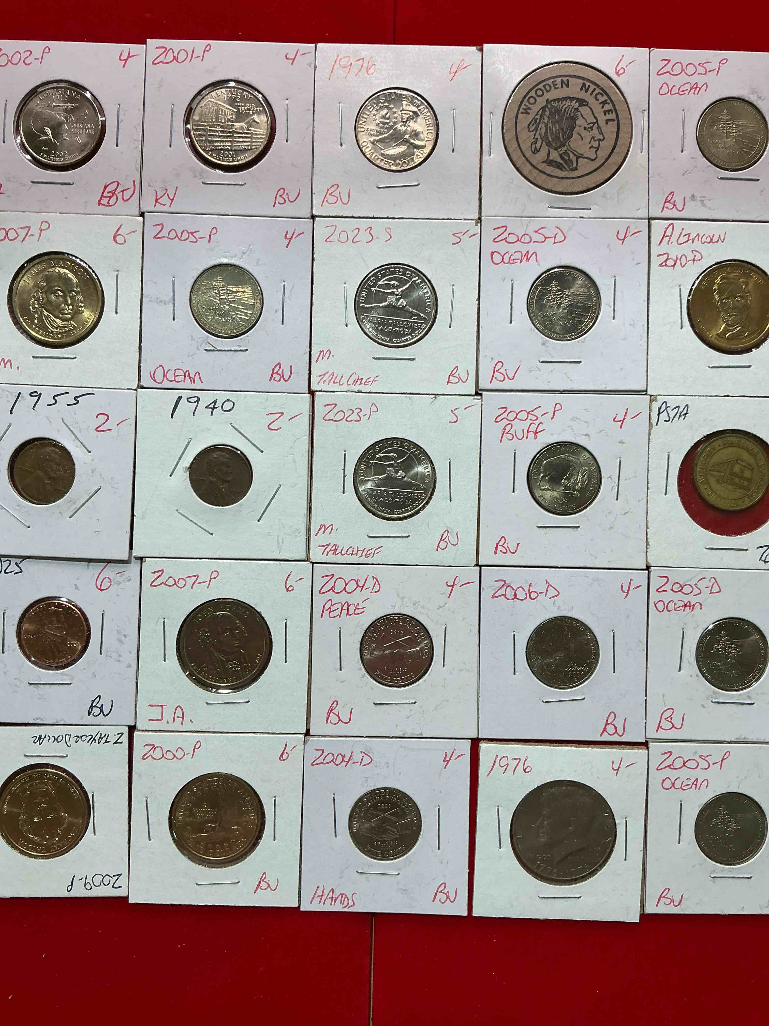 Condition photo showing Good Condition for cool coin closeout! wow! awesome u.s. coins & more, antique, vintage & modern galore! many uncirculated! check out this incredible closeout collection of incredibly cool coins & rare items spanning decades! bid is per coin/item & all coins encased for protection! a true smorgasbord collector's dream! each collection is unique and includes items such as rare antique coins, rare date coins, coin sets, modern uncirculated coins, wooden tokens, cool medallions & more! disregard original price marks on pieces, this is a true auction closeout! an incredible opportunity for re-sellers & collectors!
